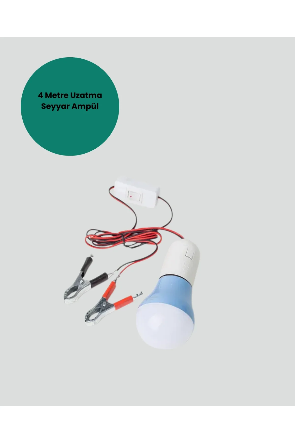 12v Led Ampul Timsah Kıskaçlı Taşınabilir Aydınlatma - Just Cheap Store Görsel 5