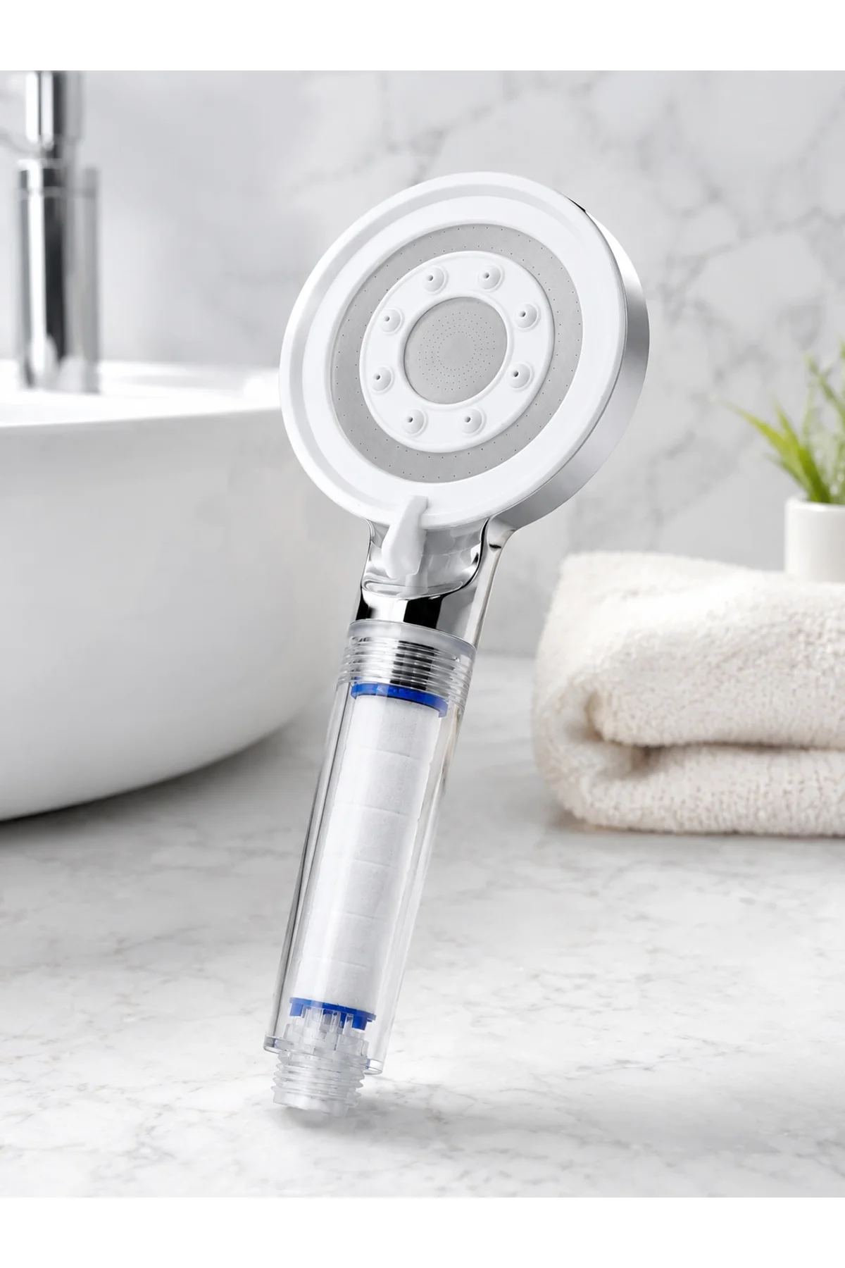 Su Tasarruflu Filtreli Duş Başlığı Yüksek Basınçlı Modern Duş Başlığı - Just Cheap Store Görsel 3