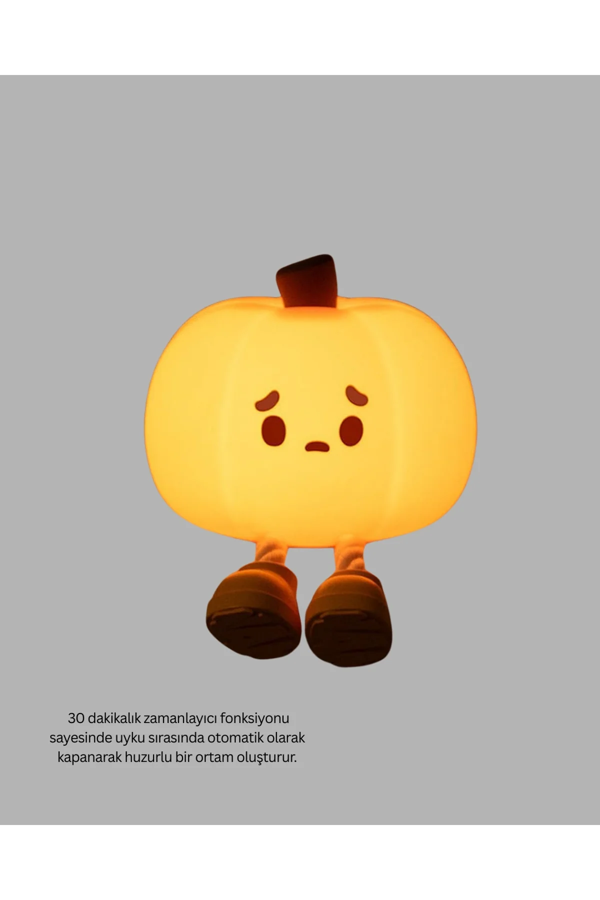 Silikon Pumpkin Night Light Telefon Tutuculu Led Lamba Yeni Nesil - Just Cheap Store Görsel 3