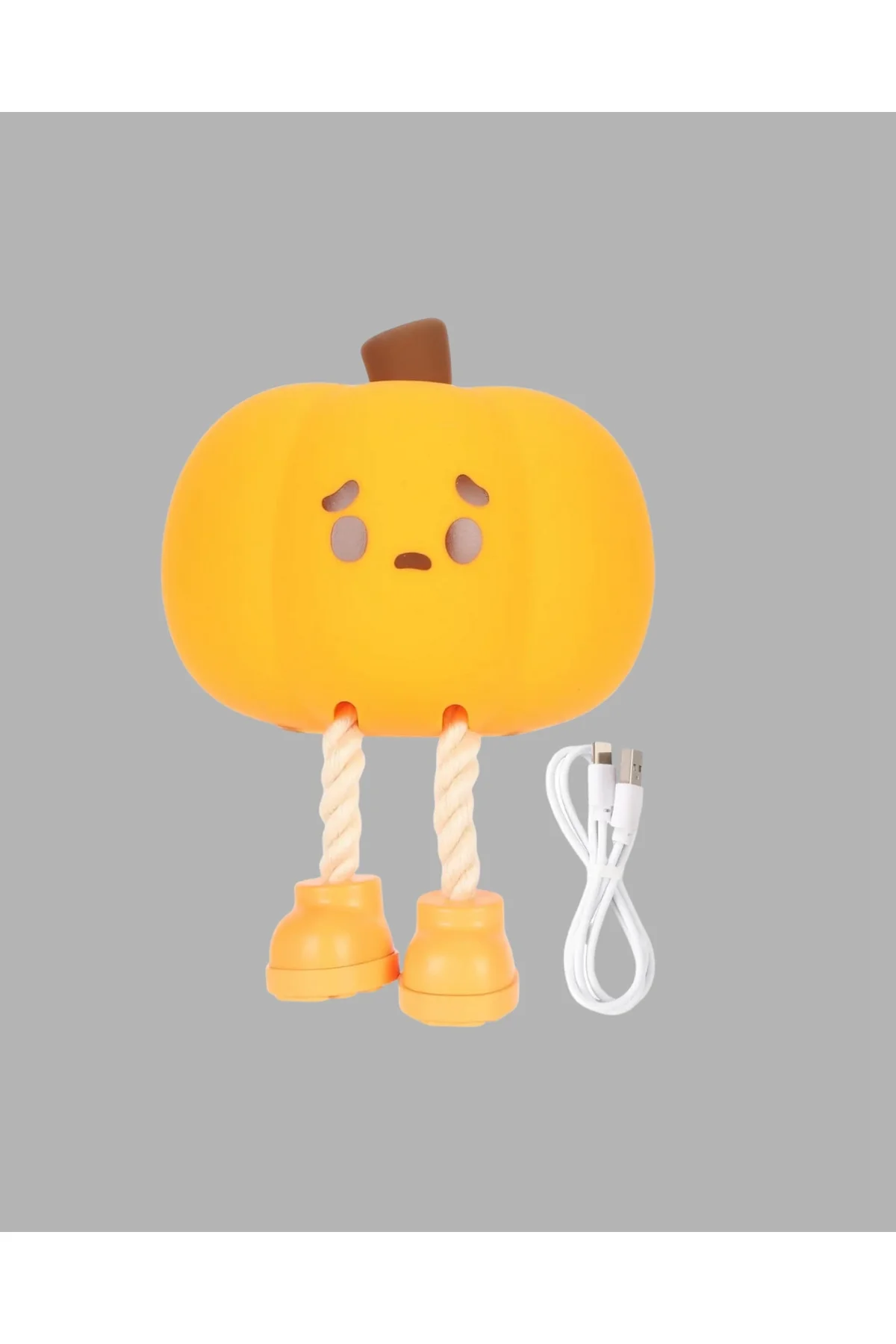 Silikon Pumpkin Night Light Telefon Tutuculu Led Lamba Yeni Nesil - Just Cheap Store Görsel 2