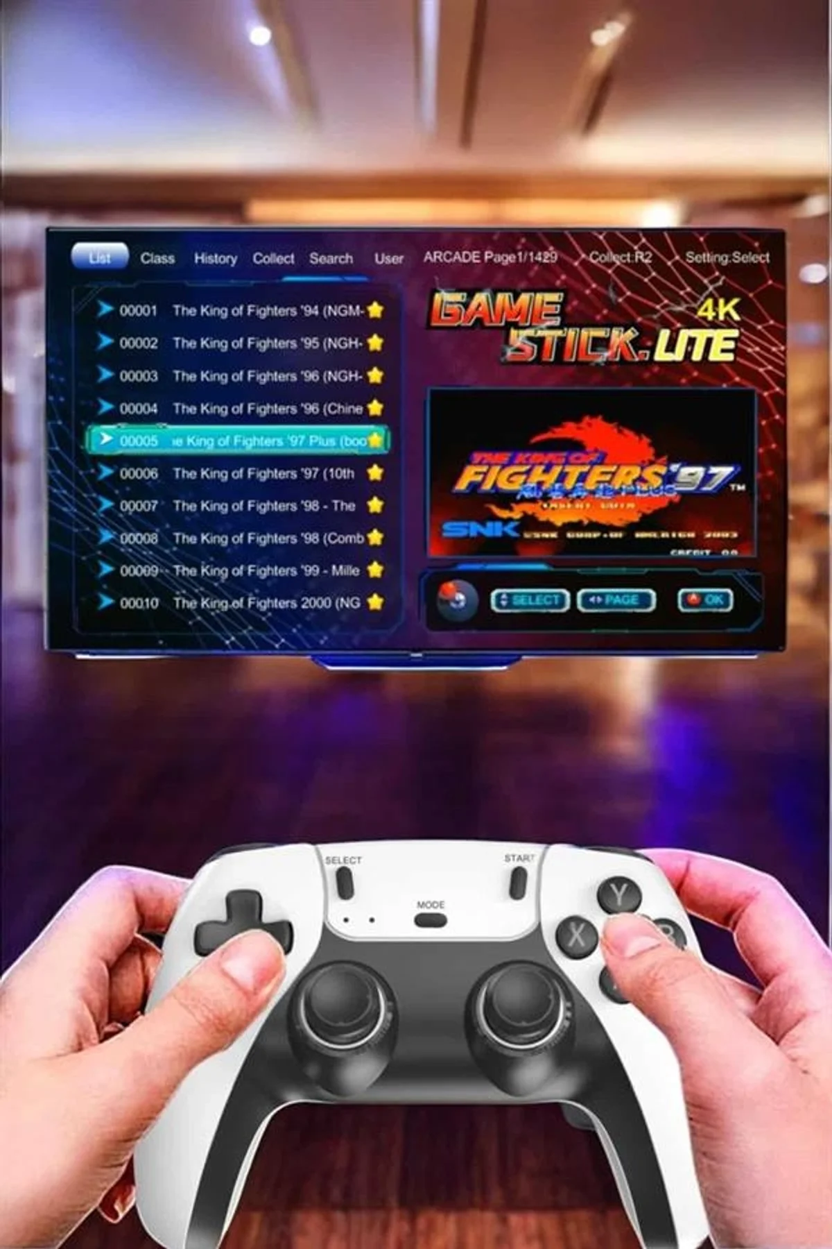 Joystick Çift Kollu Oyun Kolu Retro Oyun Yüksek Çözünürlüklü 3d Game Yeni Nesil - Just Cheap Store Görsel 4