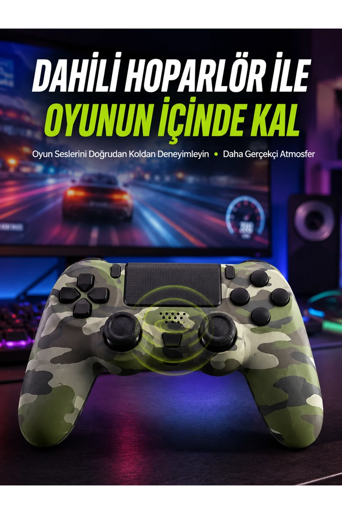 Uzun Pil Ömürlü Oyun Kolu – Usb İle Hızlı Şarj Desteği