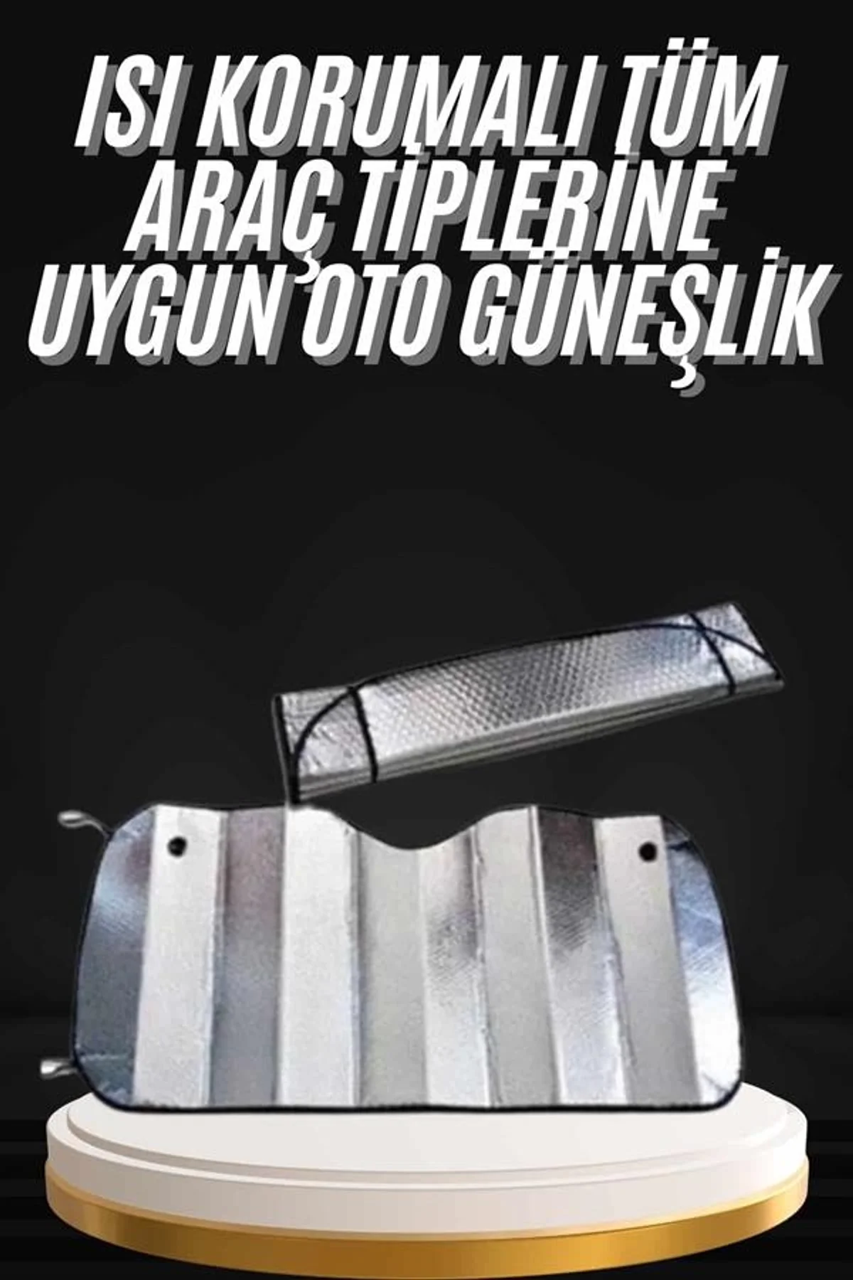 Araç Güneşlik Koruyucu Cam Güneşliği Otomobil Güneşlikleri Katlanabilir - Just Cheap Store Görsel 2