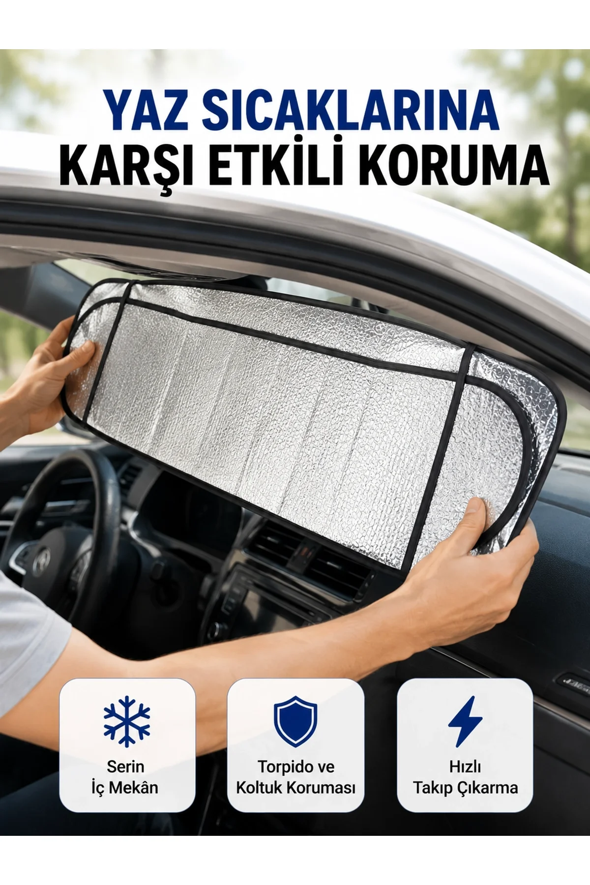 Sünger İzolasyonlu Katlanabilir Güneşlik