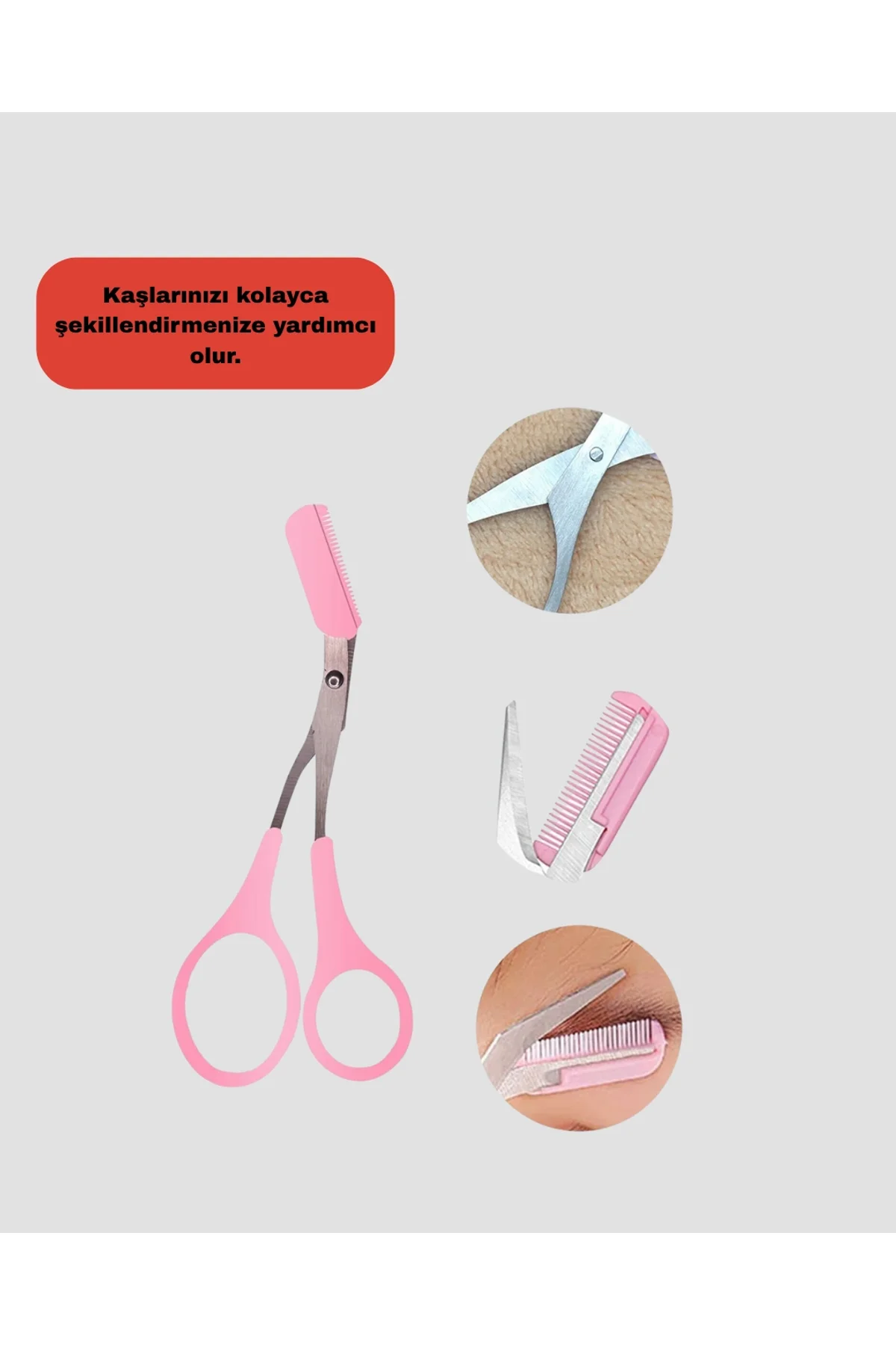 Mini Taraklı Kaş Düzeltici – Hassas Şekillendirme Ve Taşınabilir Tasarım - Just Cheap Store Görsel 2