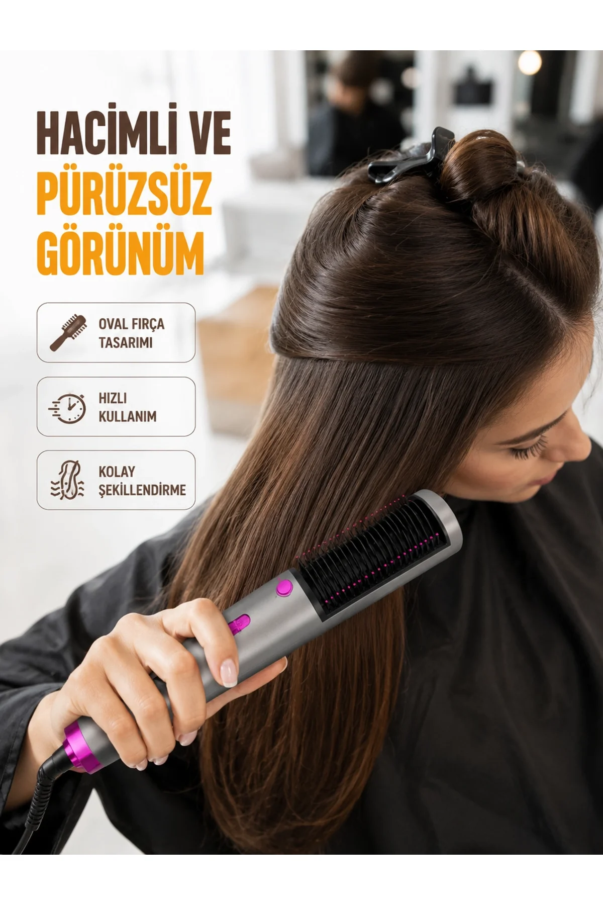 Hızlı Kurutma Ve Parlak Saçlar İçin Profesyonel Fırça