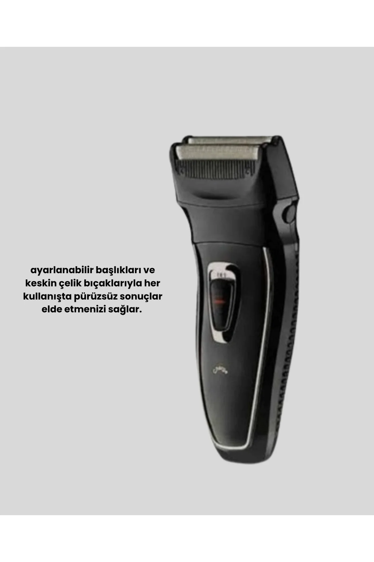 Uzun Pil Ömürlü Şarjlı Tıraş Makinesi – Hızlı Şarj, Ergonomik Tasarım, Çok Yönlü Kullanım - Just Cheap Store Görsel 5