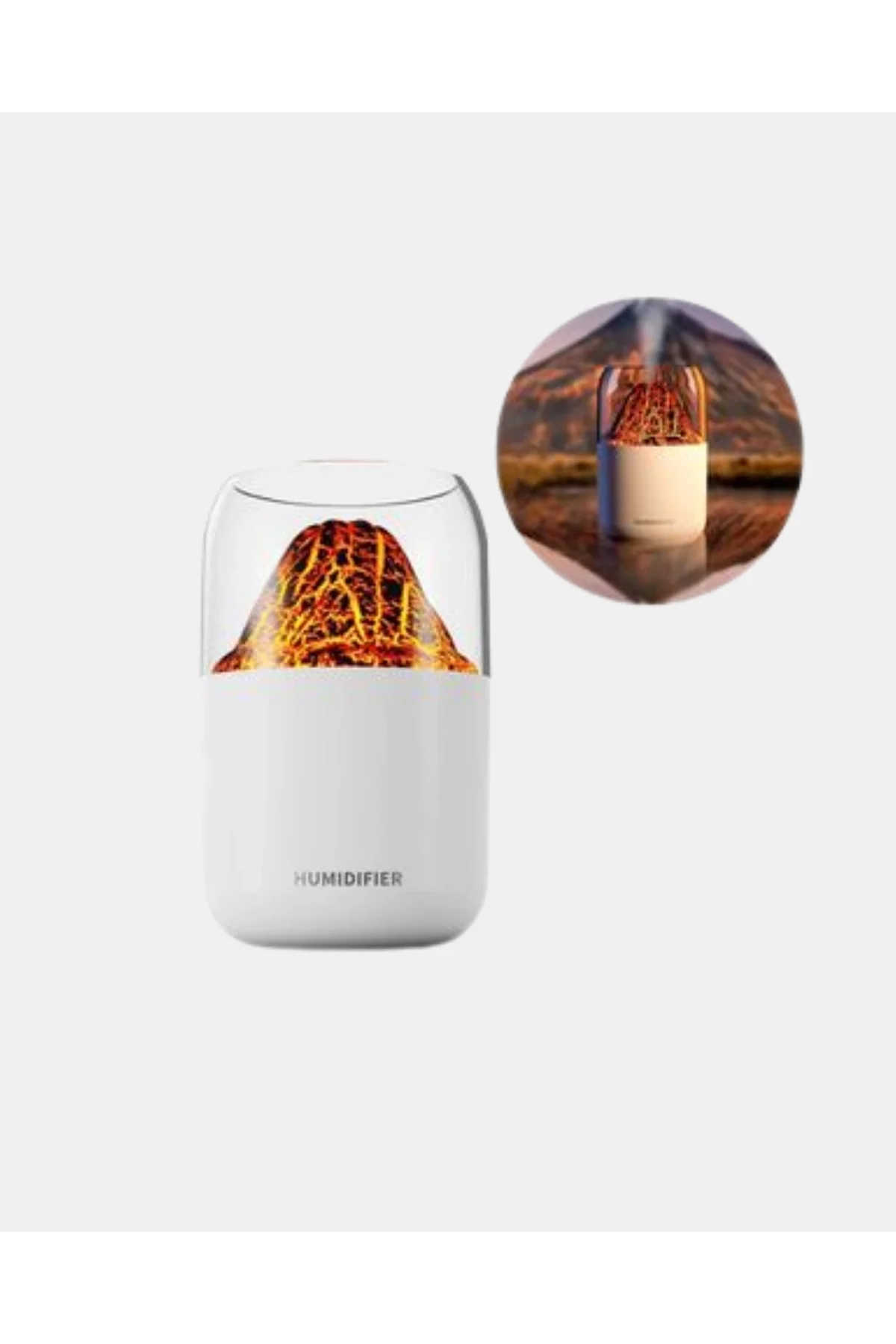 Alev Efektli Ultrasonik Uçucu Yağ Difüzörü 280ml Su Tanklı Ve Sessiz Çalışma Özellikli - Just Cheap Store Görsel 4