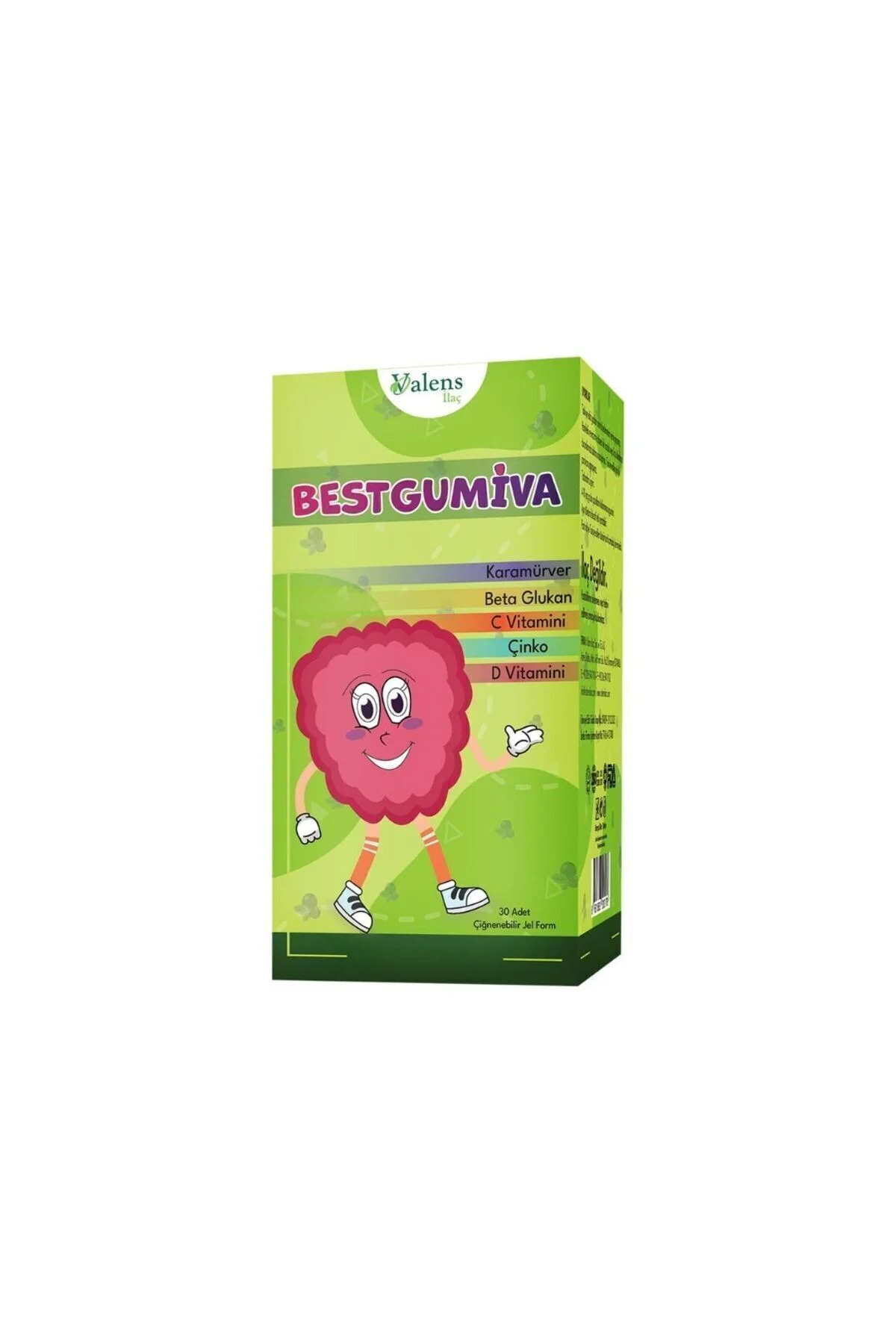 Bestgumiva 30 Çiğnenebilir jel form