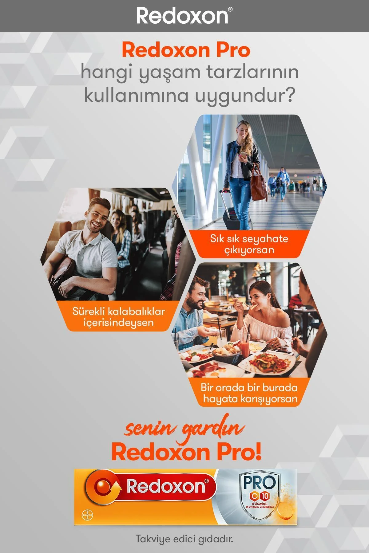 Pro 15 Efervesan Tablet 8699546020492 - Redoxon Görsel 8
