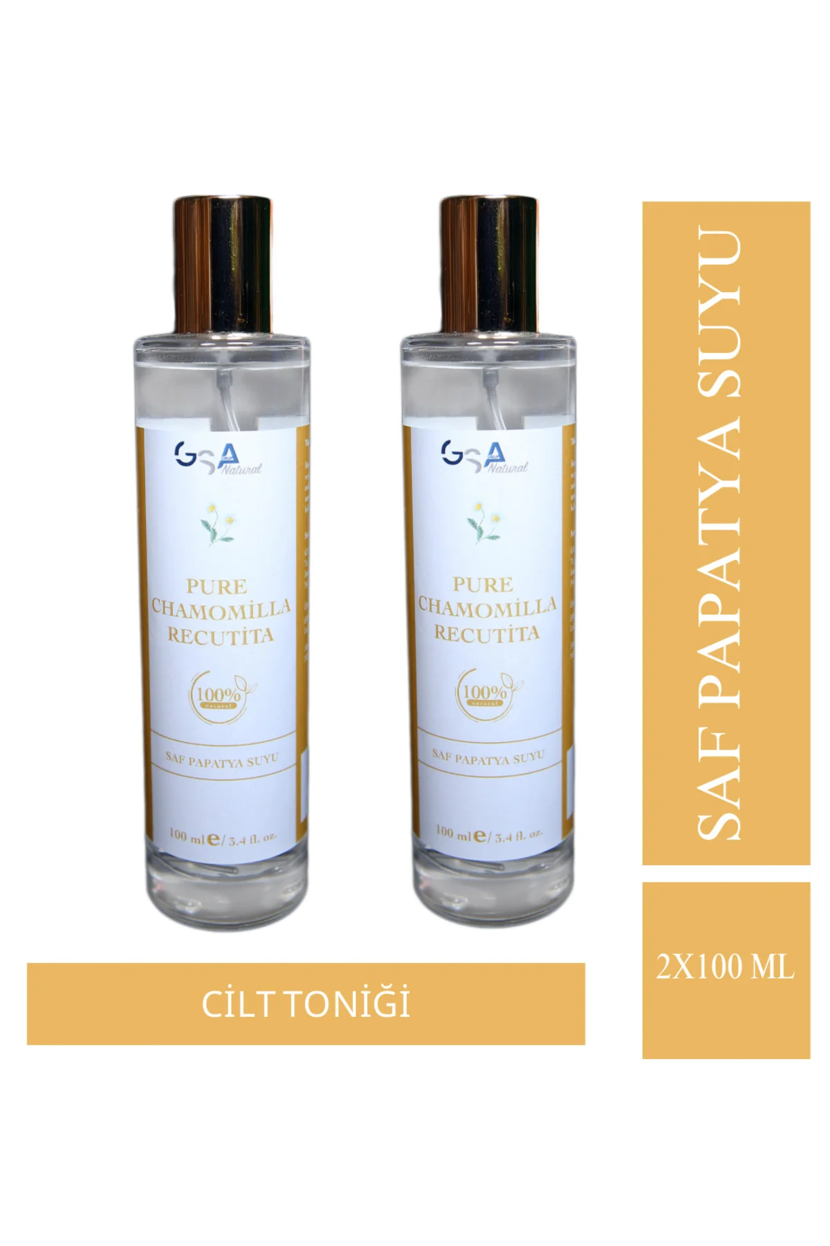 SAF PAPATYA SUYU 100 ML 2'Lİ