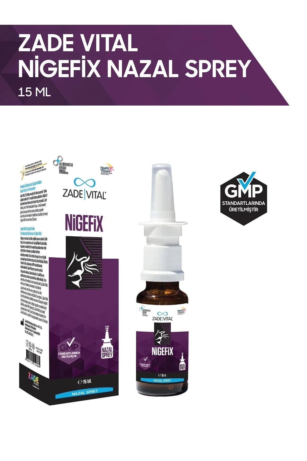 Nigefix Nazal Sprey 15 ml - Zade Vital Görsel 3