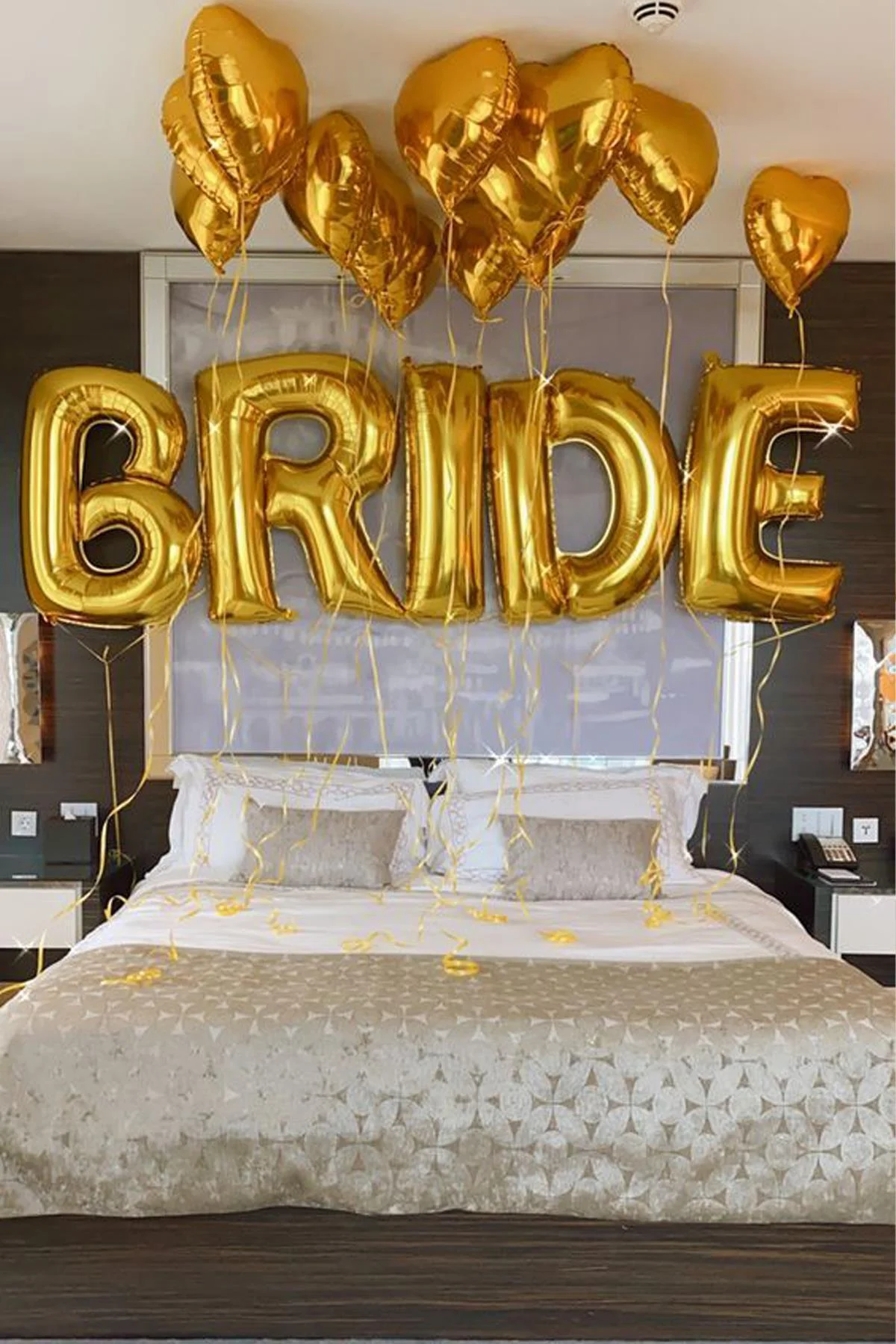 Gold Bride Balon Seti Dev Folyo Balon Seti Bekarlığa Veda Bride To Be Partisi Balonları 100cm - PEKSHOP Görsel 2