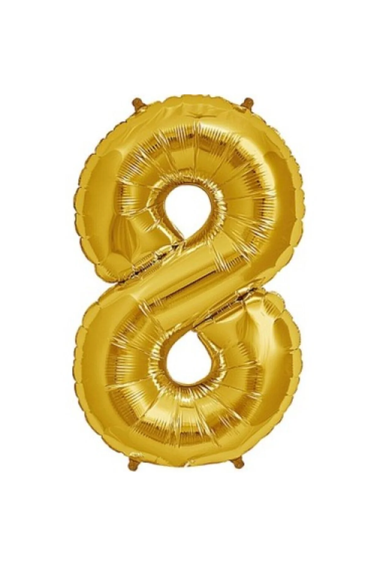 Folyo Balon 8 Rakamı Gümüş Renk alithestereo - Xnews Görsel 2