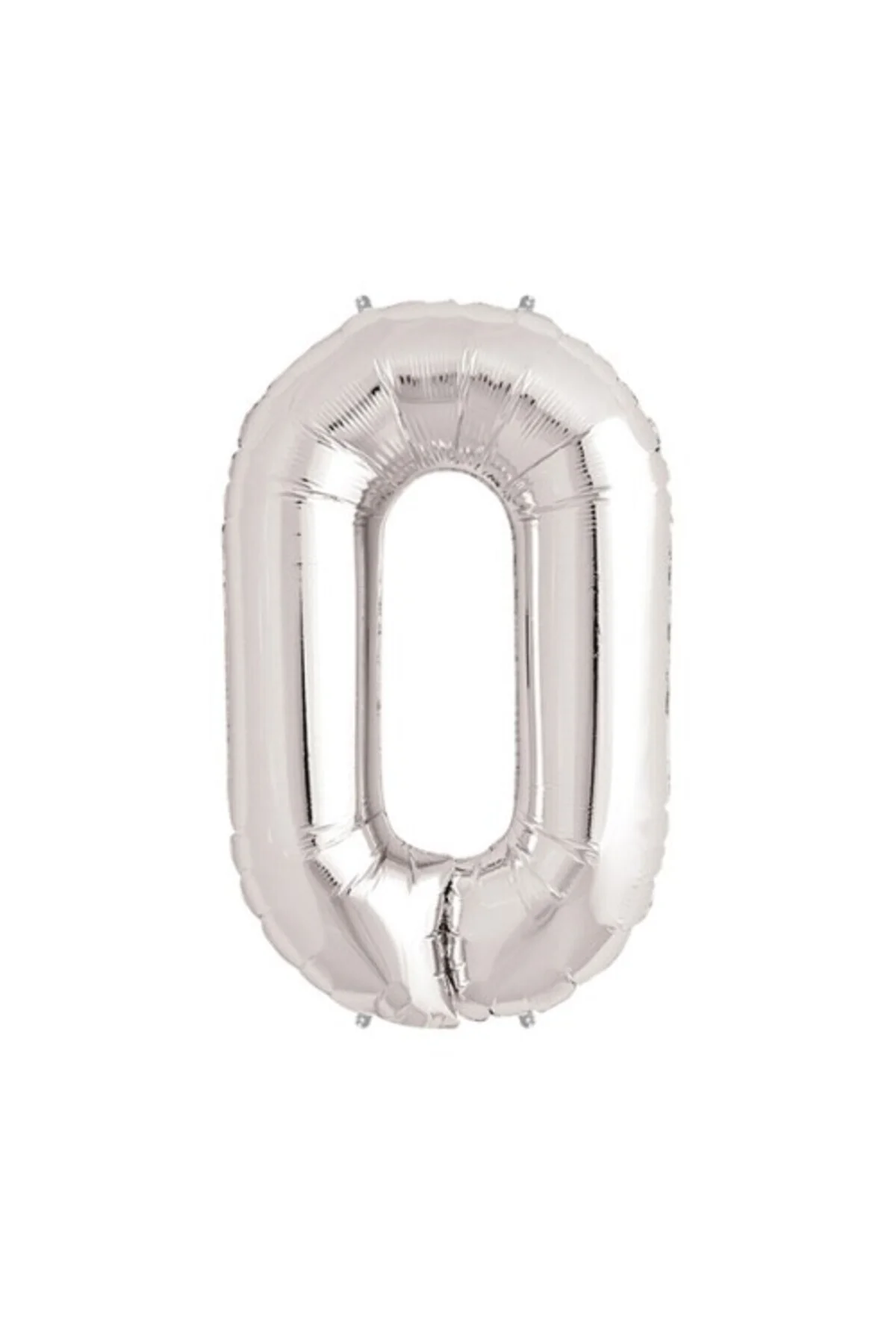 Gümüş Rengi Folyo Rakam Balon 1 Metre alithestereo
