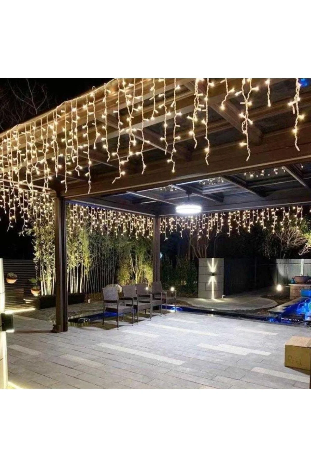 Saçak Led Günışığı Renk 3 Mt Fişli Eklenebilir Animasyonlu - LEDON Görsel 2