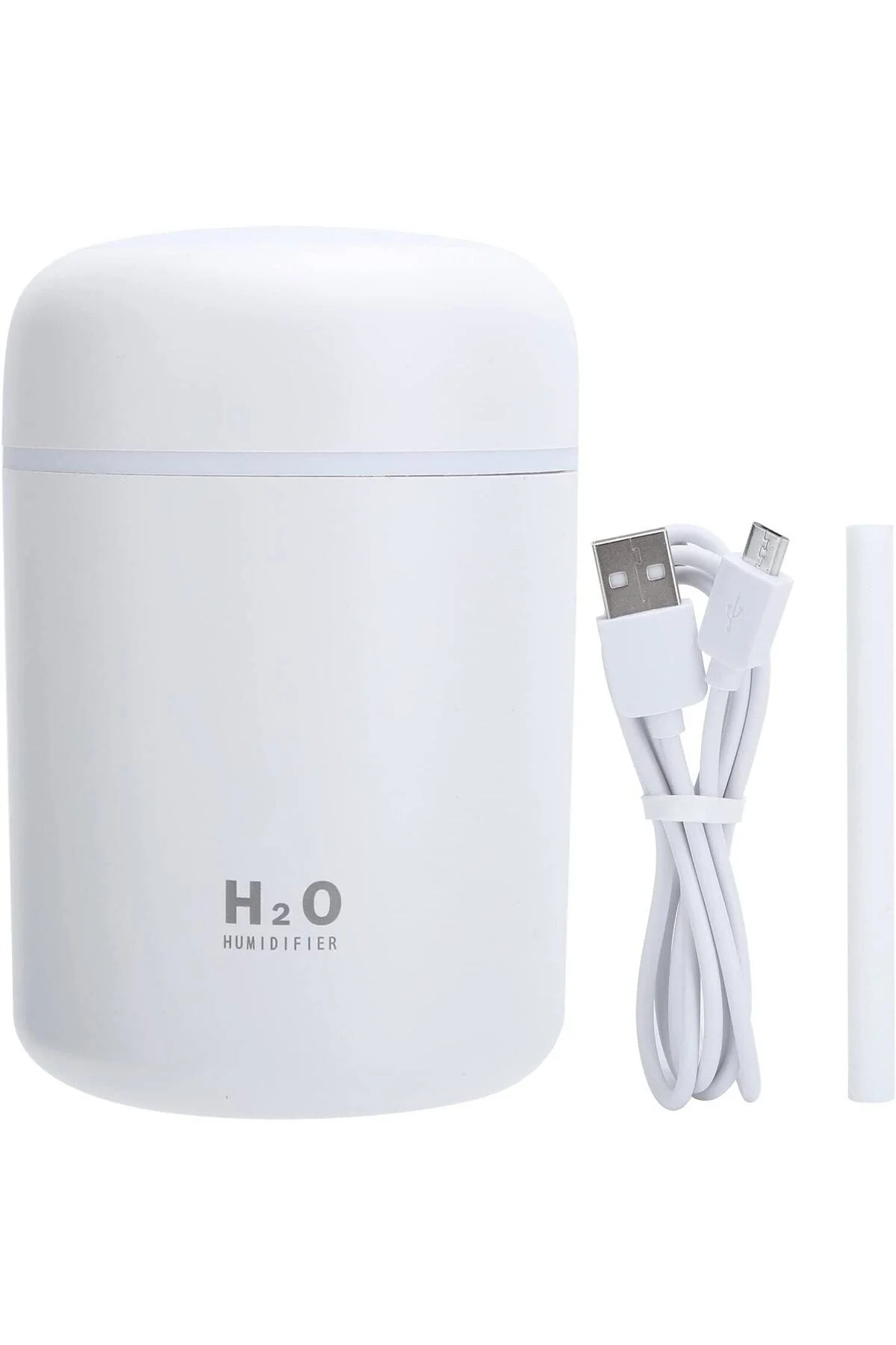 Led Işıklı Mini Ortam Oda Hava Nemlendirici Buhar Makinesi Ve Aromaterapi Aroma Difüzörü (beyaz)
