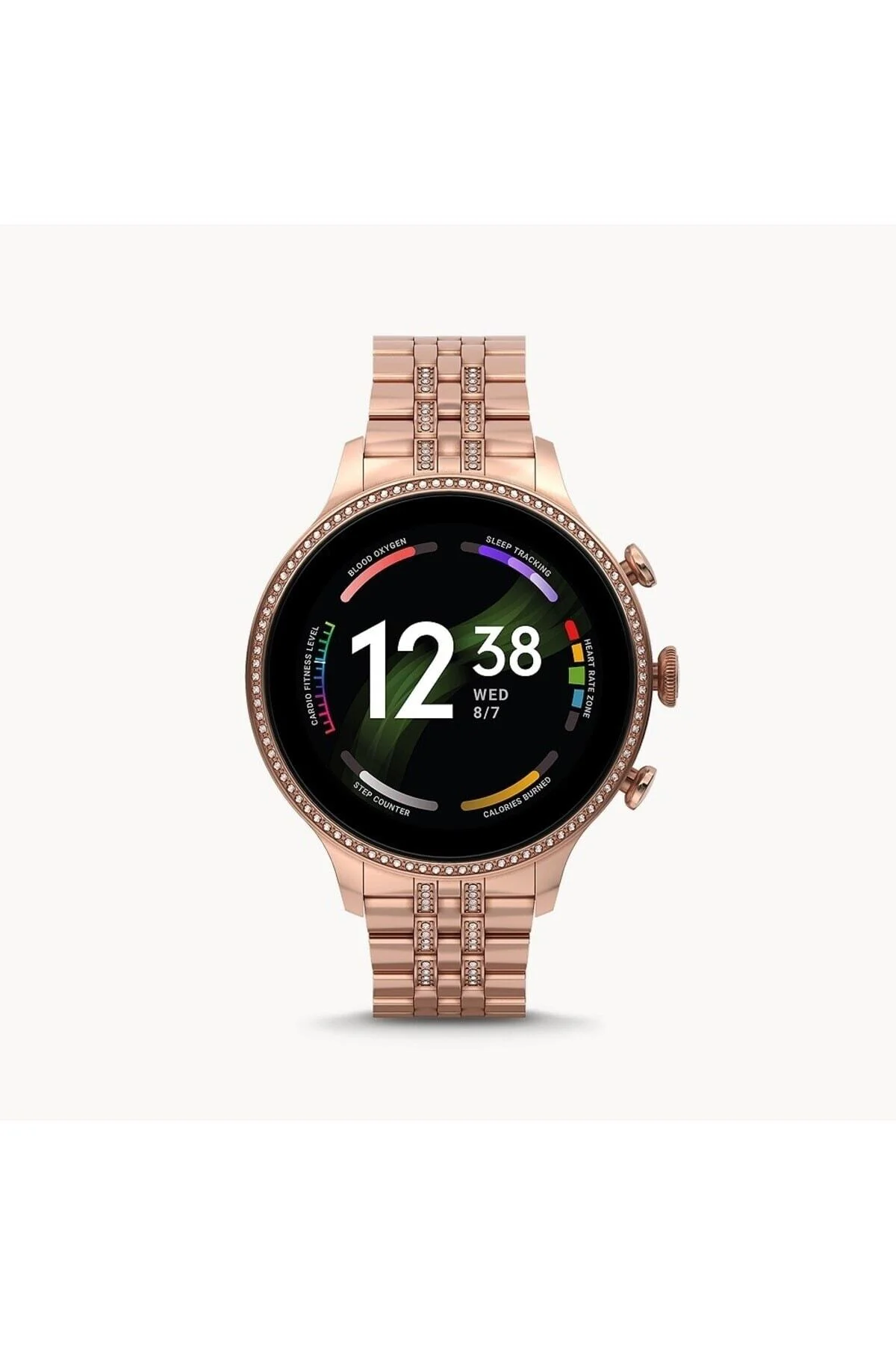 Watch Diamond Series 42mm Kadınlara Özel Taşlı Akıllı Saat Kablosuz Şarj