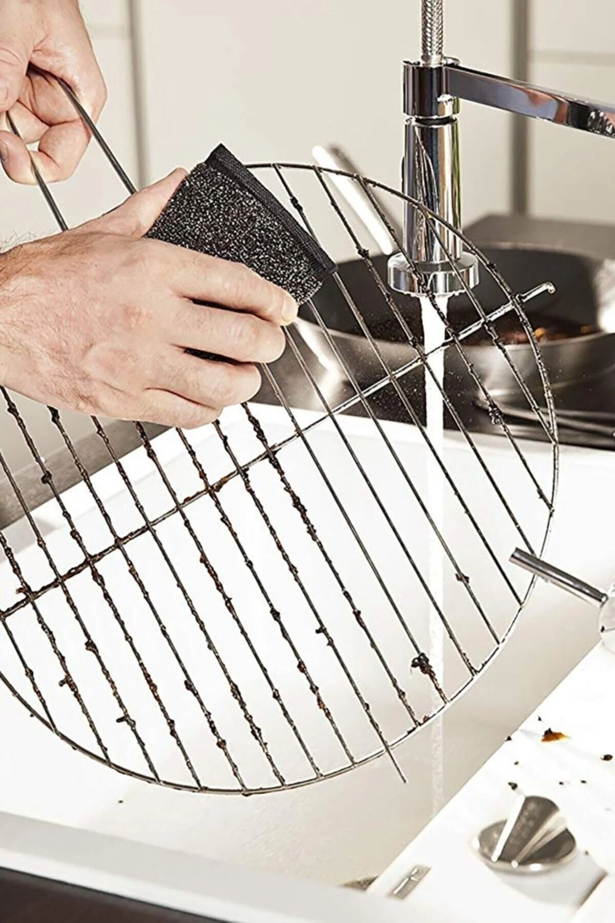 Magic Inox Sponge Paslanmaz Telli Sünger 4'lü Set Bulaşık Süngeri - pazariz Görsel 3