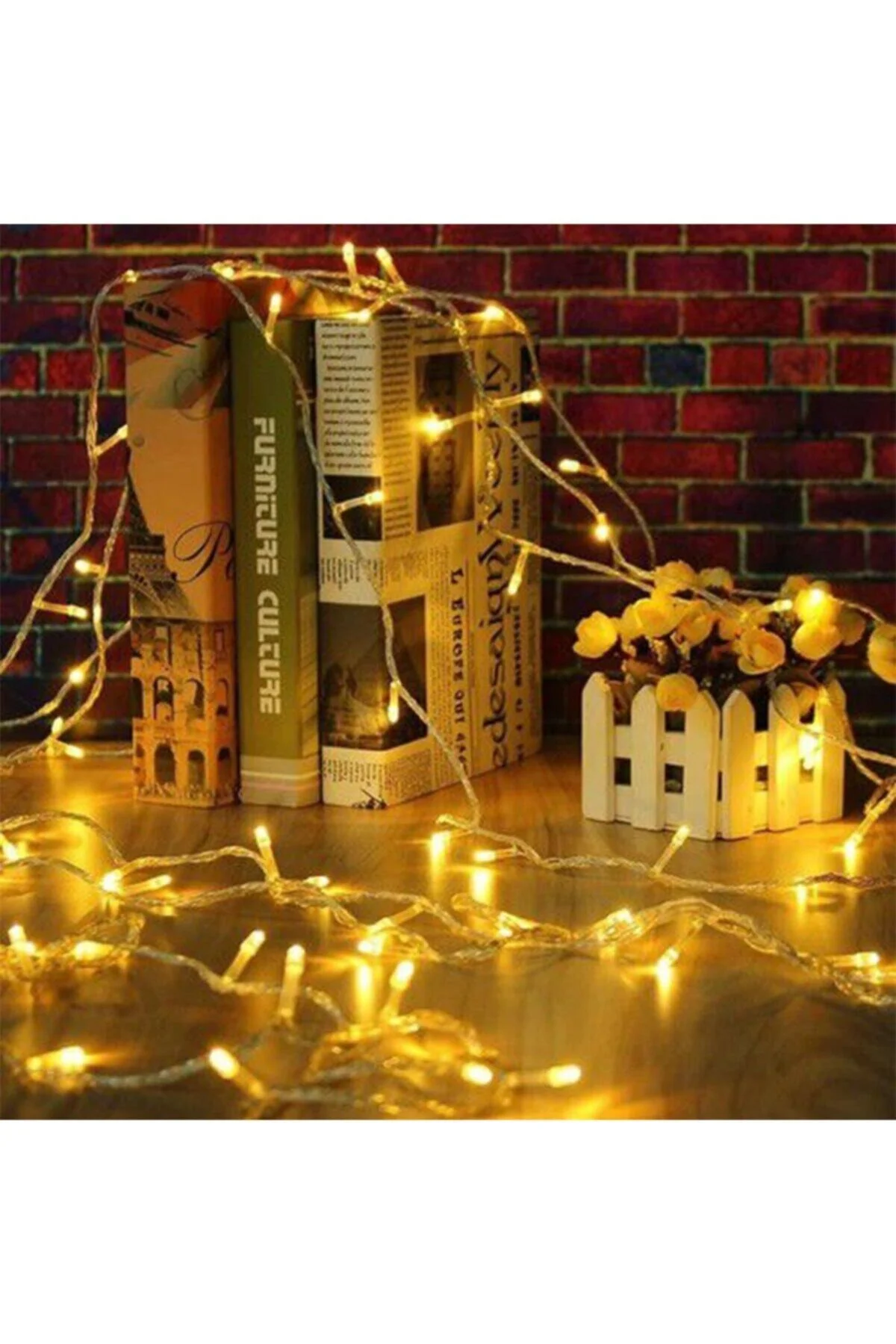 10mt Günışığı 100 Led Fişli Noel Parti Yılbaşı Ağaç Dekoratif Aydınlatma Lambası Animasyonlu Süsleme - Firsat Ayi Görsel 4