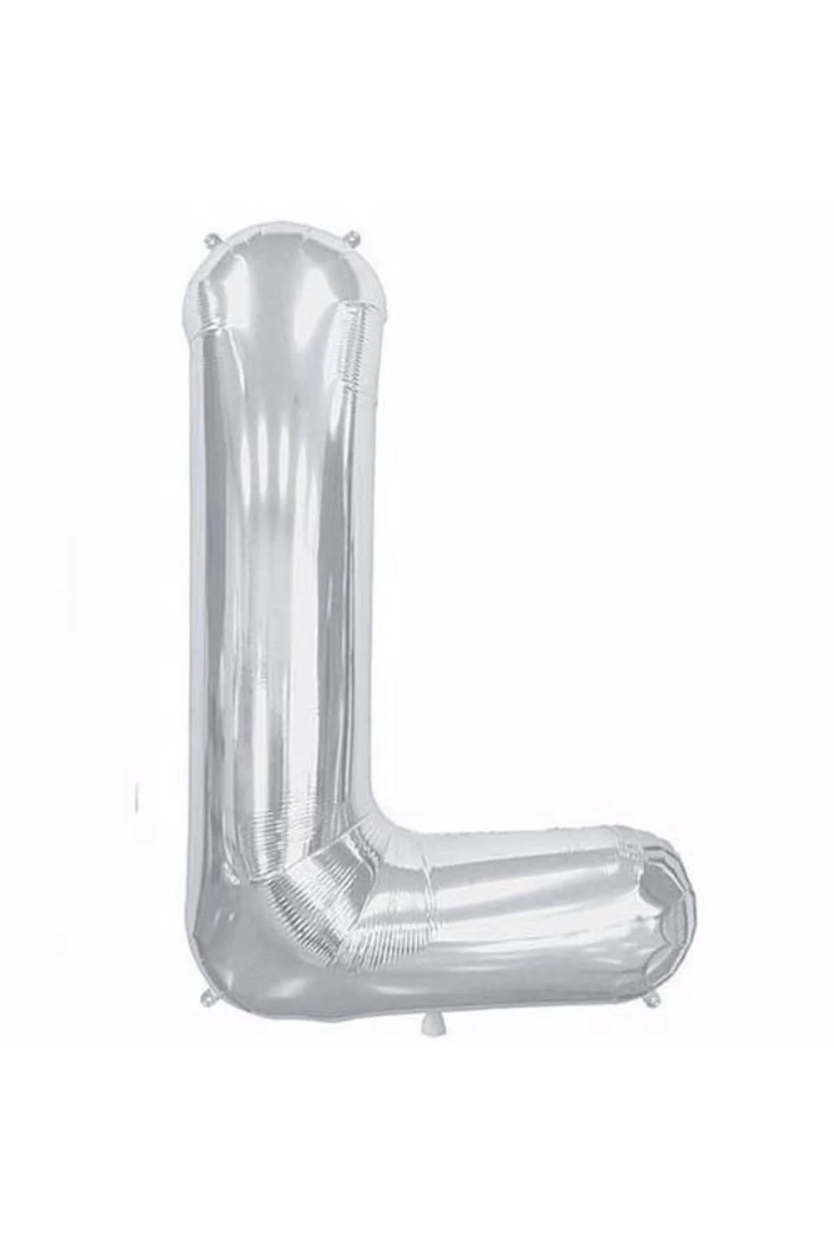 L Harf Folyo Balon Gümüş 100 Cm