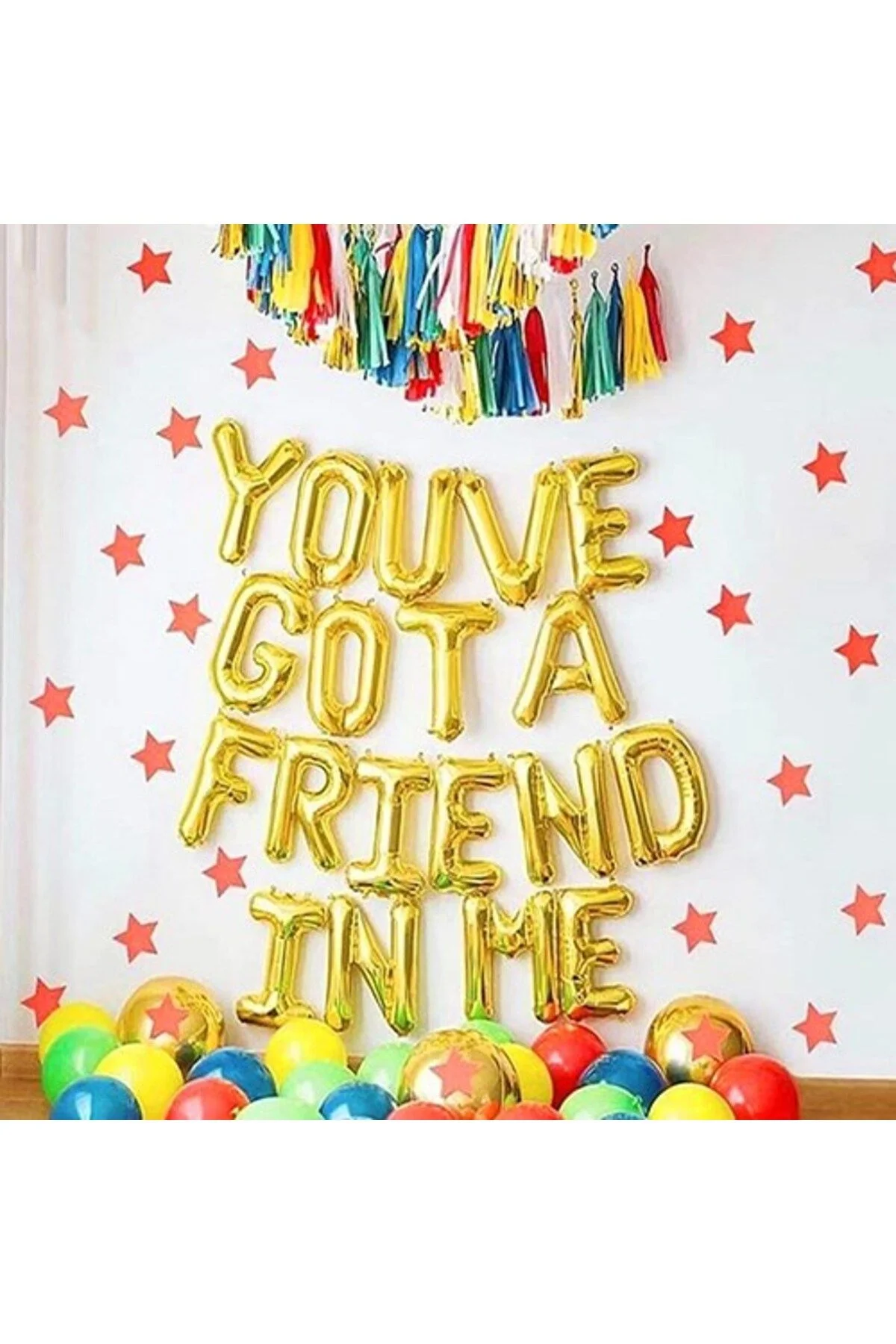 A Harf Folyo Gold Renk Balon 35 Cm - Partioutlet Görsel 3