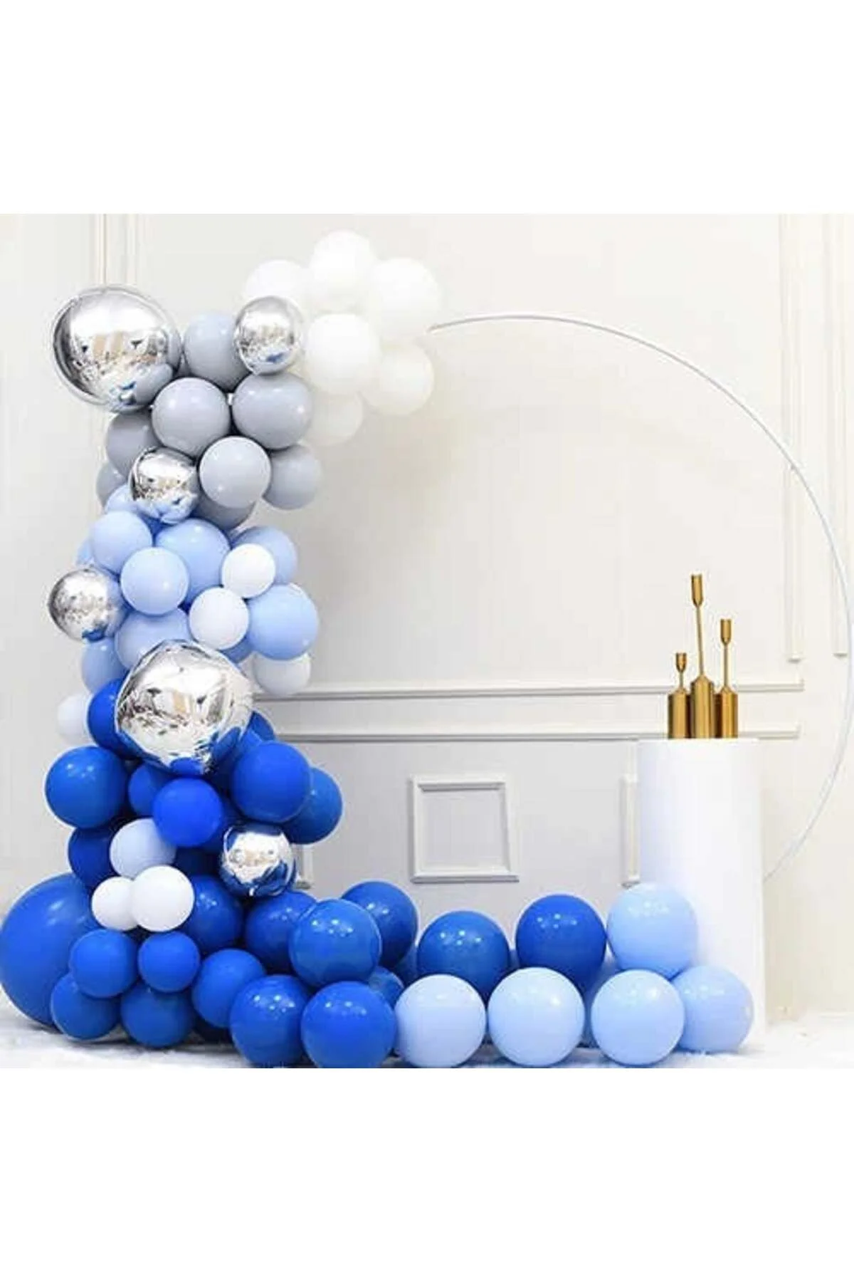 Lacivert Pastel Balon 100 Adet - Partioutlet Görsel 3