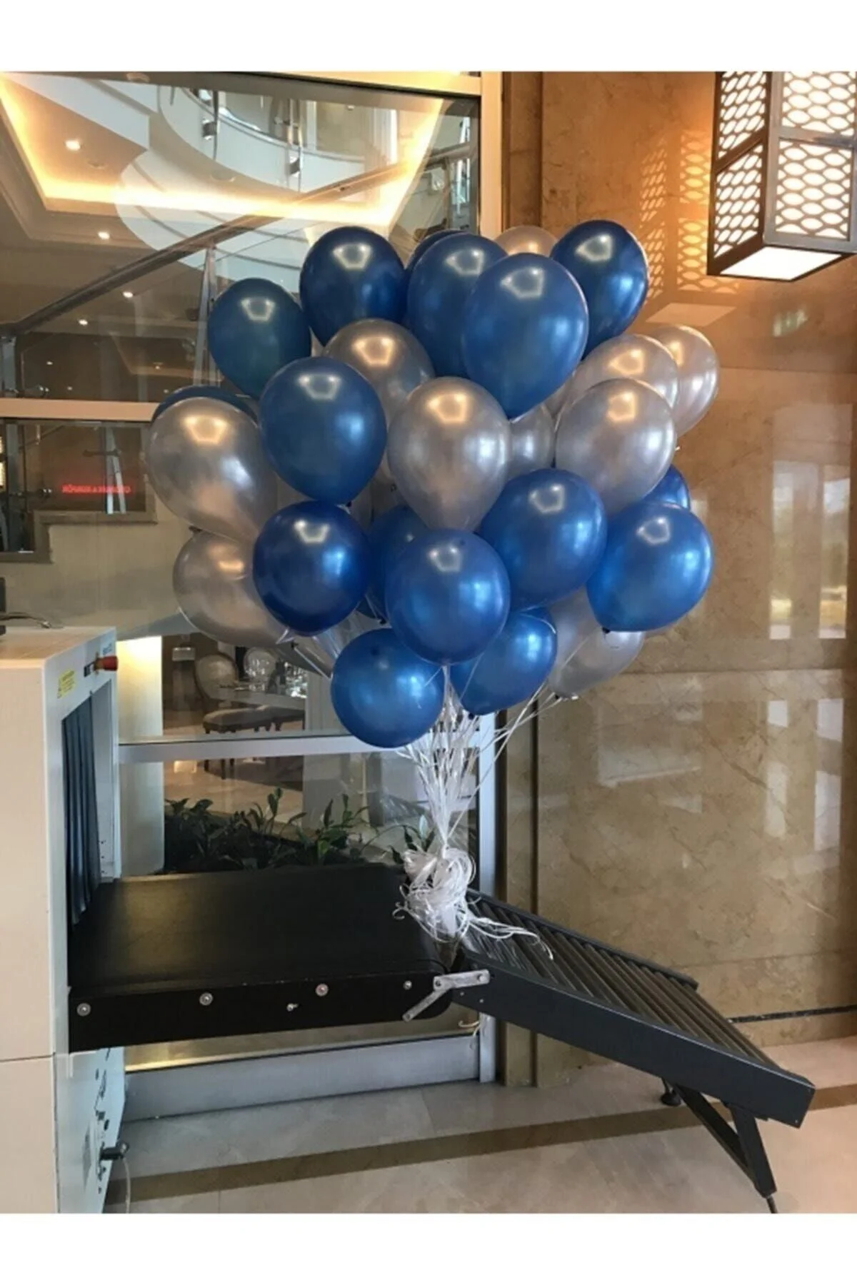 Lacivert Metalik Balon 15 Adet - HBK Görsel 6