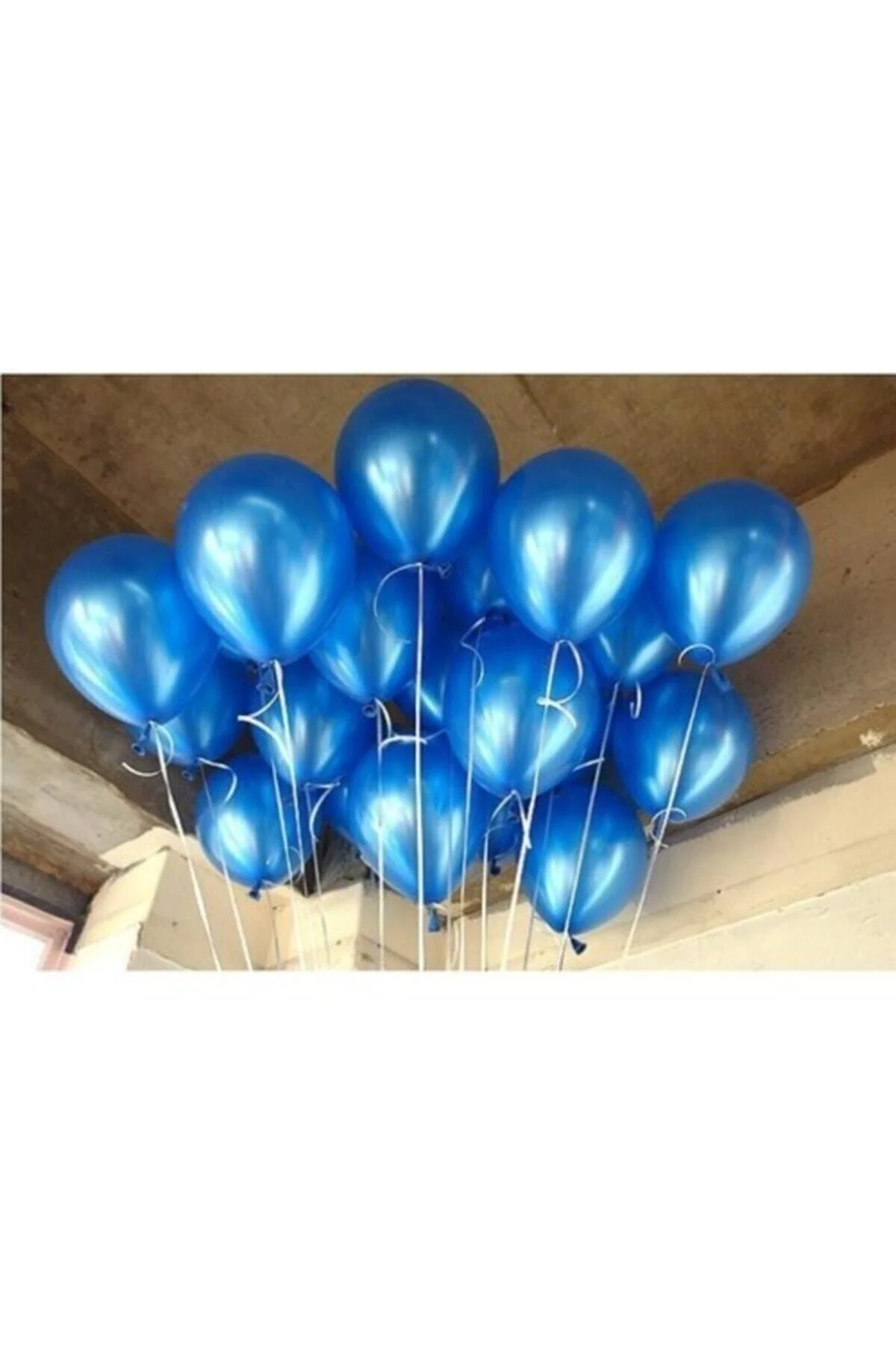 Lacivert Metalik Balon 15 Adet - HBK Görsel 2