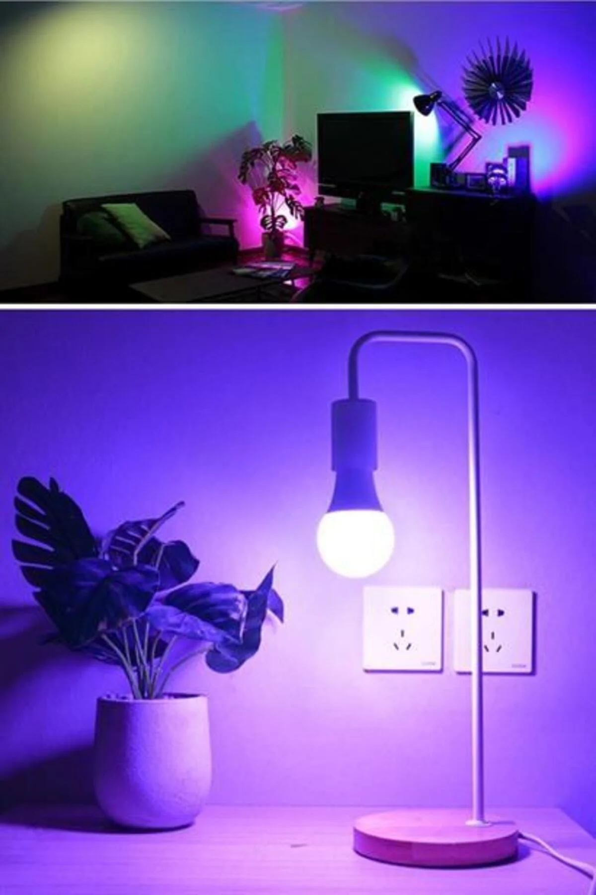 Buffer® 9w Uzaktan Kumandalı 15 Farklı Renk Seçenekli Led Ampul - HomeCare Görsel 6