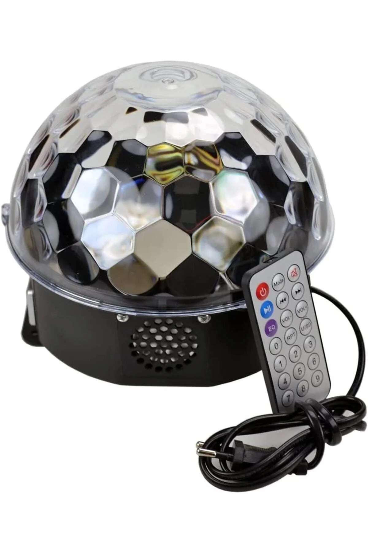 ® Parti Malzemesi Sese Duyarlı Bluetoothlu Led Küre Disko Topu Renkli Işıklı Lazer