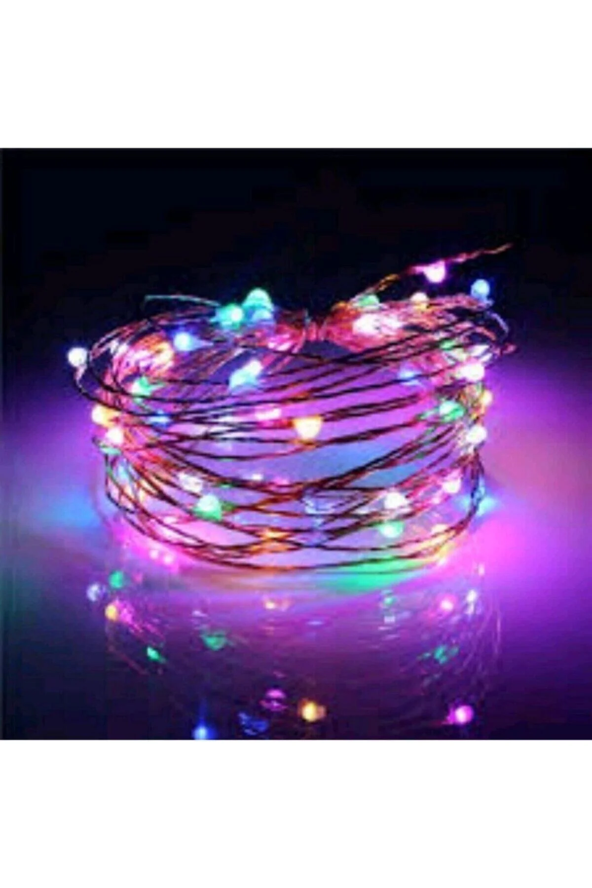 Rgb Peri Led Işık (2m) - Karışık Renk - Dekoratif - Aydınlatma 10 Ad Mandal - Adista Görsel 2