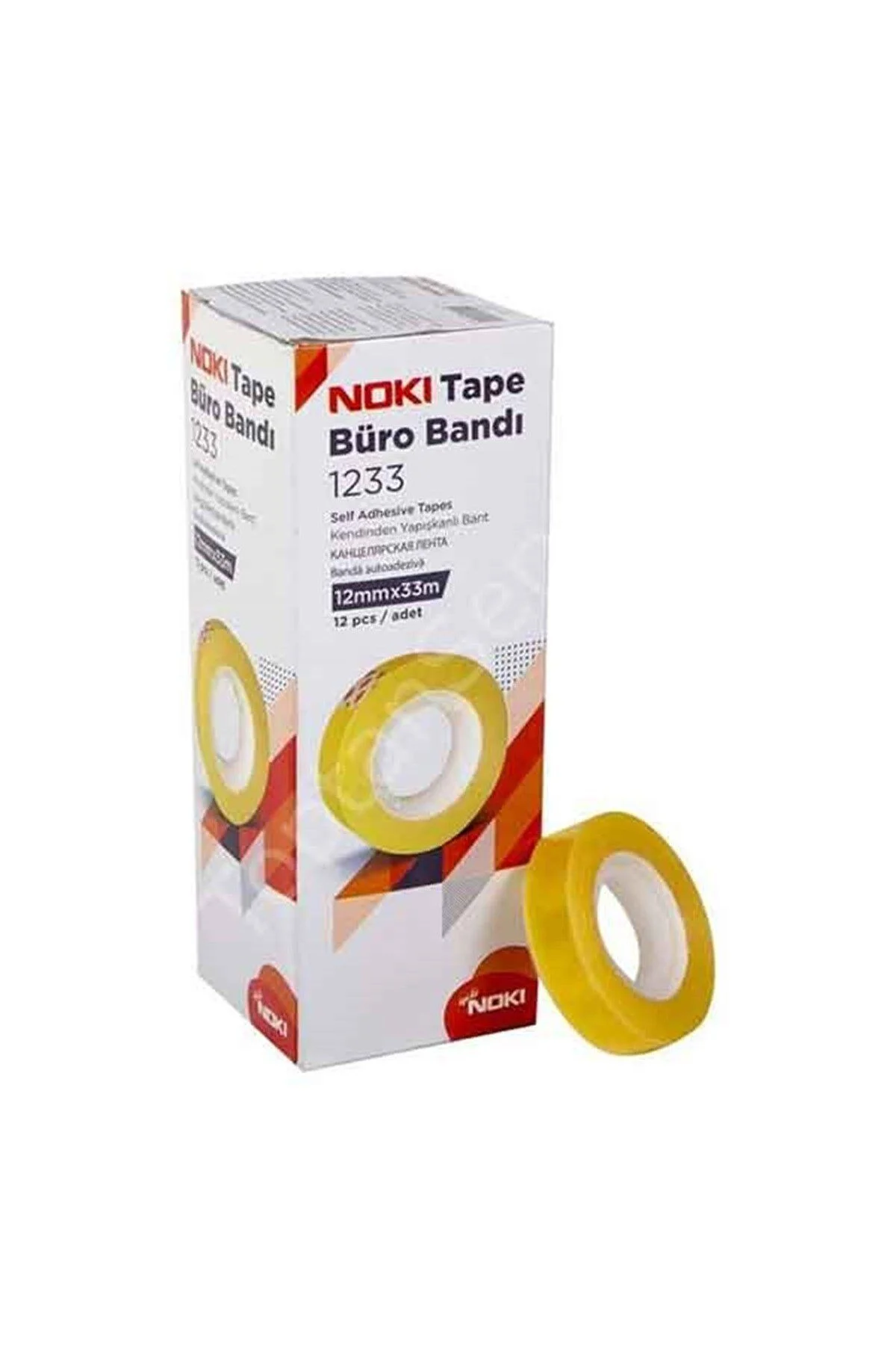 Nokı Tape Büro Bandı 12mm X 33m 12 Adet