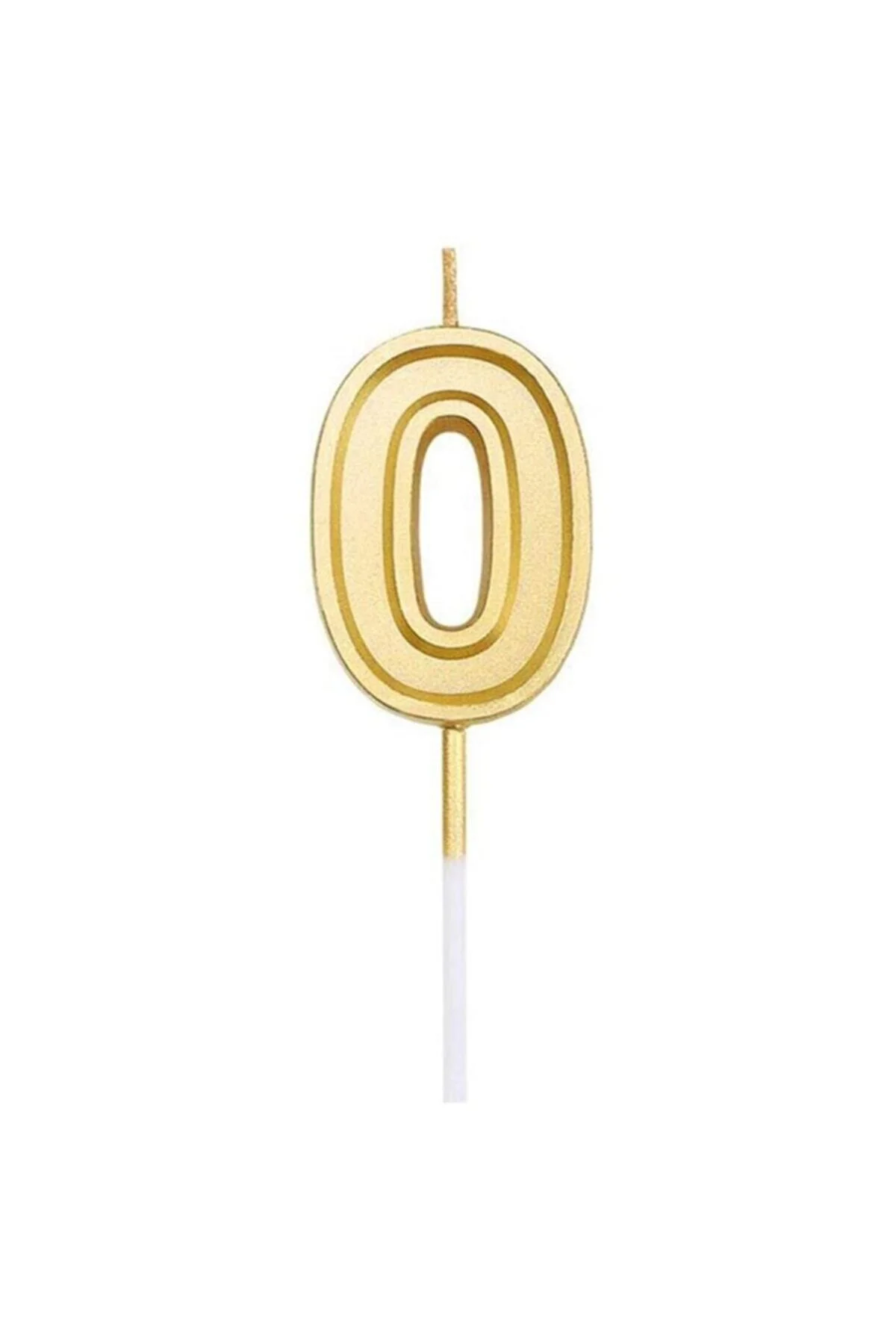 0 Rakam Gold Renk Mum