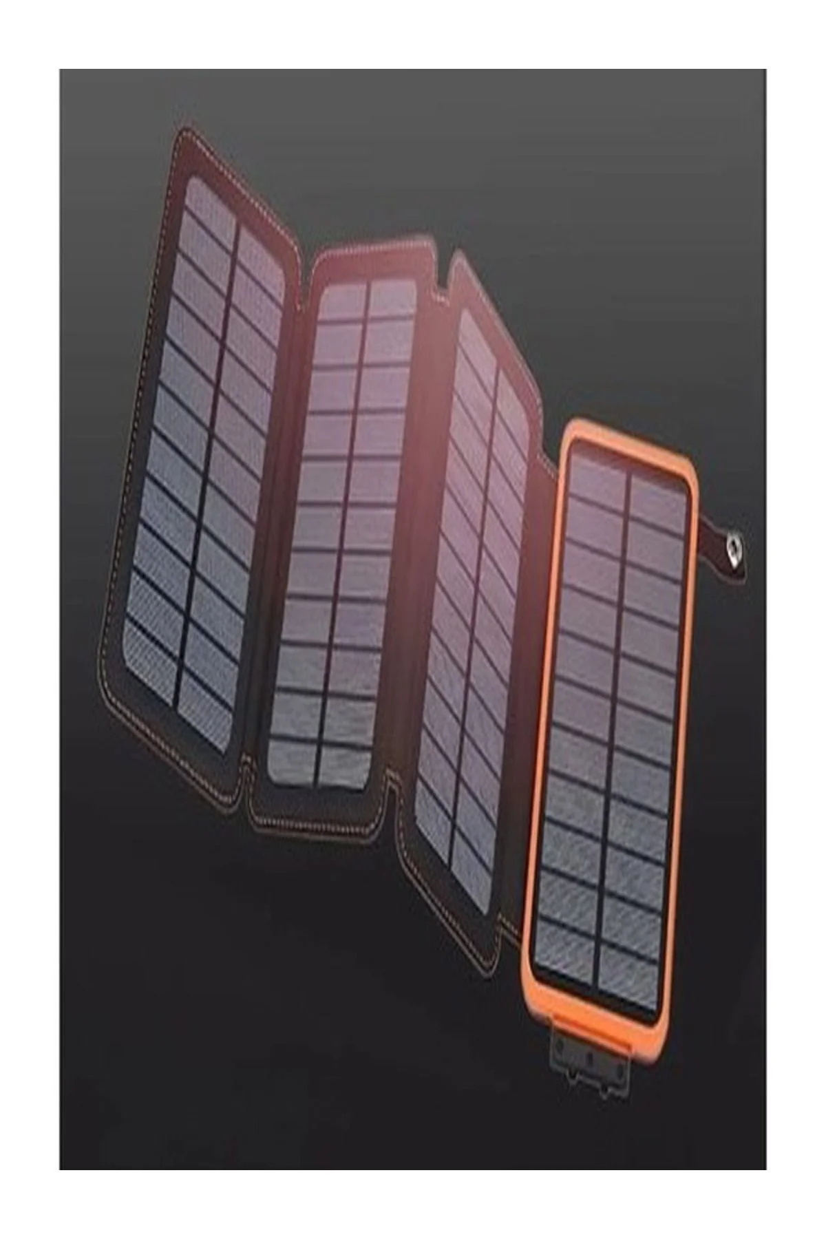 Powerbank Güneş Enerjili 20000 Mah 6 Led Işık Powerbank - Angel Eye Görsel 2