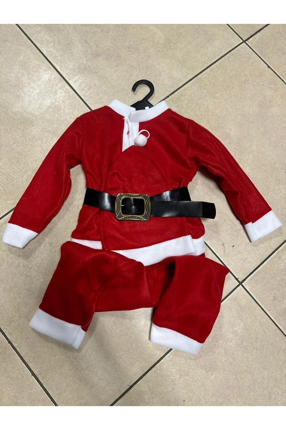 Erkek Çocuk Noel Baba Kostümü Noel Kıyafeti Yılbaşı Yeni Yıl Hediyesi