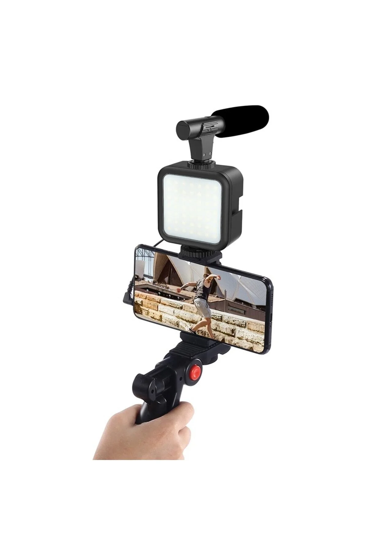 Video Fotoğraf Çekim Bluetooth Kumandalı Işık Ring Setcanlı Yayın Vlog Konferans Videosu - pazariz Görsel 5