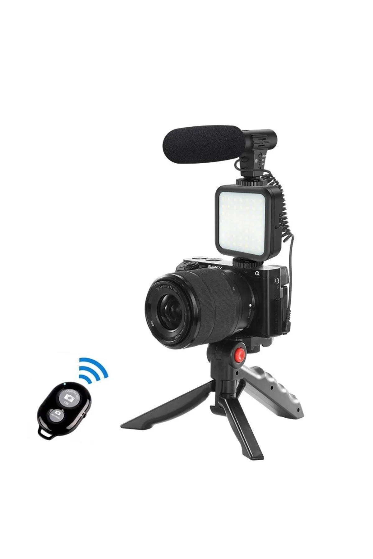 Video Fotoğraf Çekim Bluetooth Kumandalı Işık Ring Setcanlı Yayın Vlog Konferans Videosu