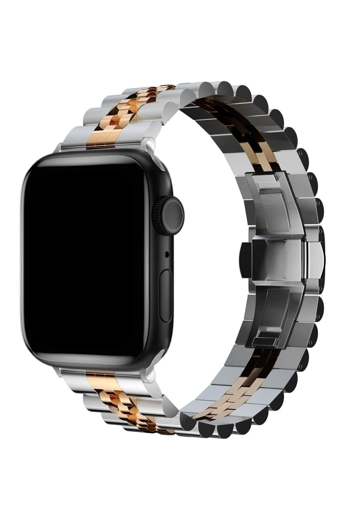 Apple Watch Uyumlu3 4 5 6 7 8 Se 38 40 41mm Kordon Kayış Olexi Çelik Band - pazariz Görsel 2