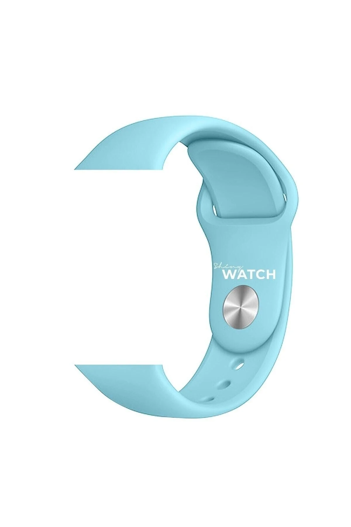 Apple Watch Uyumluspor Silikon Kordon 42/44mm Gök Mavisi