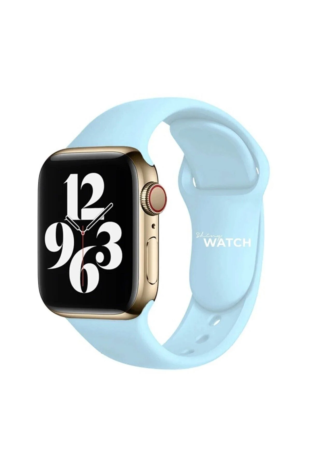 Apple Watch Uyumluspor Silikon Kordon 42/44mm Gök Mavisi - pazariz Görsel 3