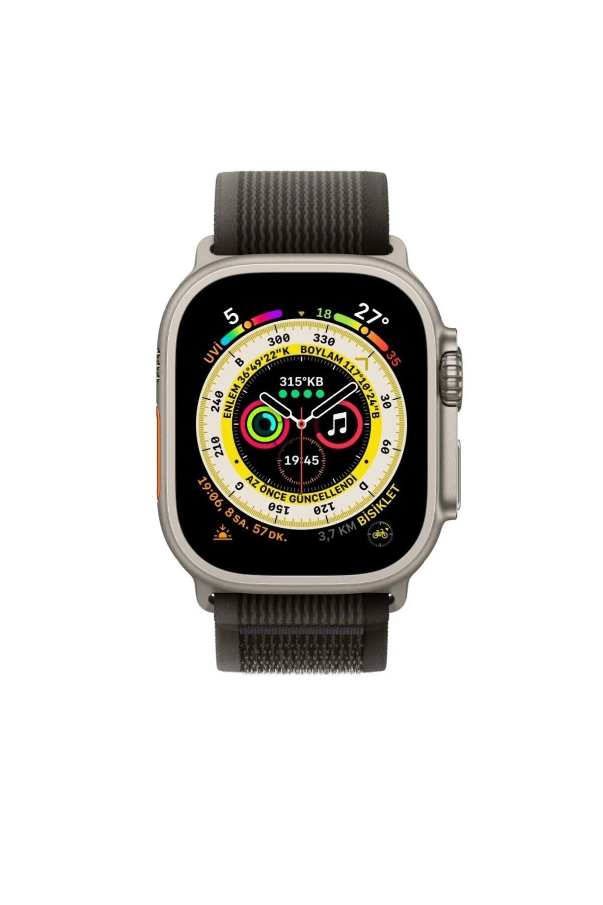 Apple Watch Uyumlugs8 Gs8+ 42mm 44mm 45mm 49mm 1/2/3/4/5/6/se/7/8/ultra Kordon Trail Kordon - pazariz Görsel 4