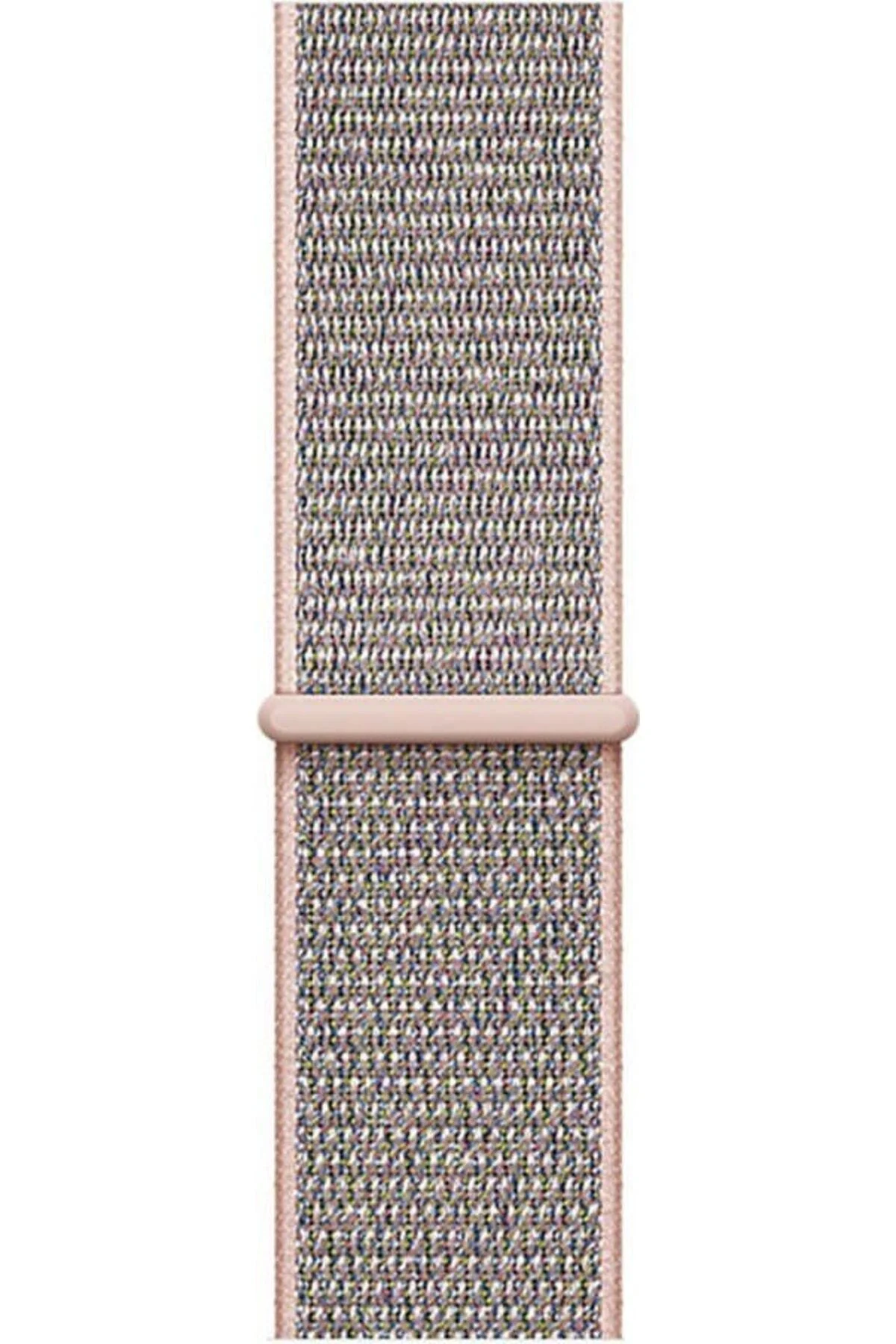 Apple Watch Uyumlu8 7 6 5 4 3 Se 38mm-40mm-41mm Spor Dokuma Kordon Açık Pembe