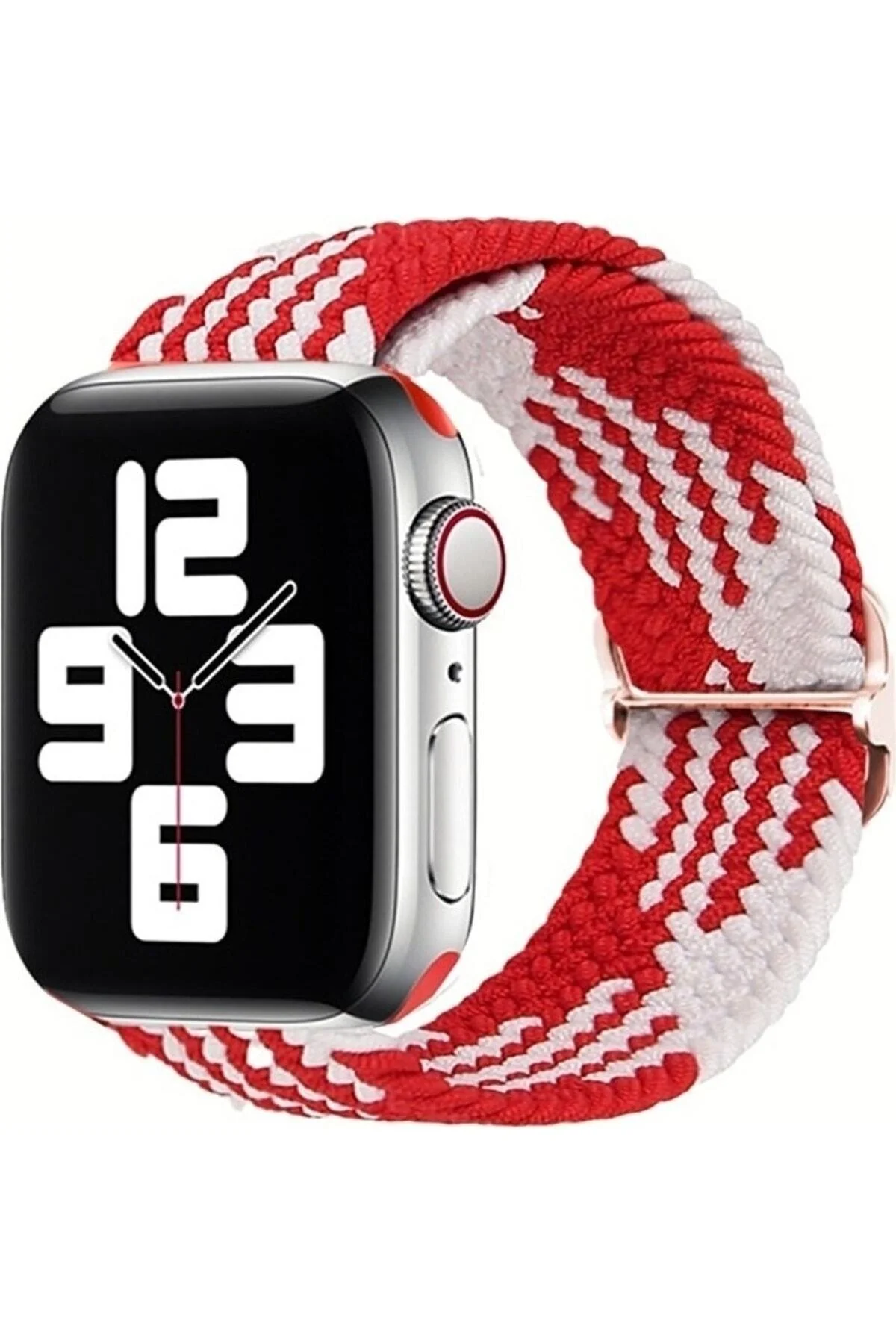 Apple Watch Uyumlu42mm 44mm 45mm 49mm Kordon 1/2/3/4/5/6/se/7/8/ultra Örgü Tokalı Kordon