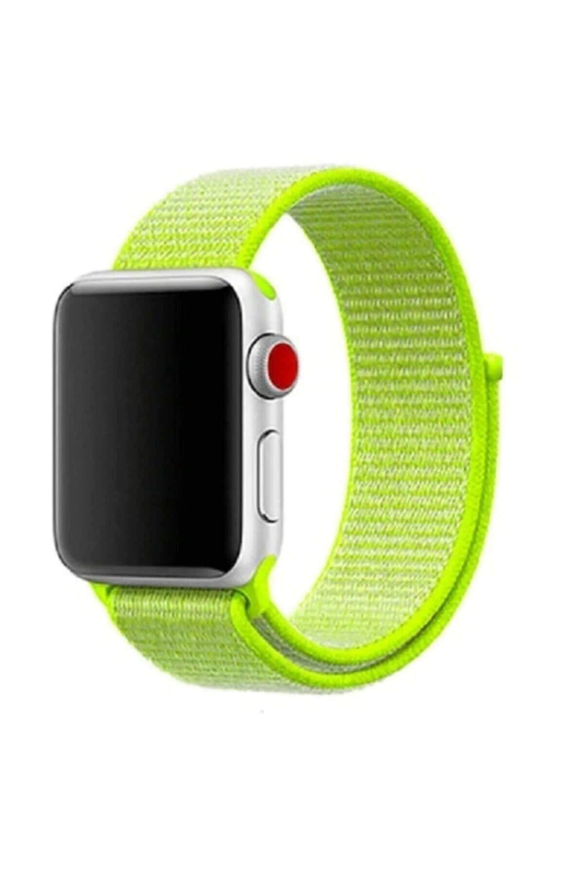 Apple Watch Uyumlu38-40-41 Mm 2,3,4,5,6 Se 7 Spor Model Cırtlı Kordon