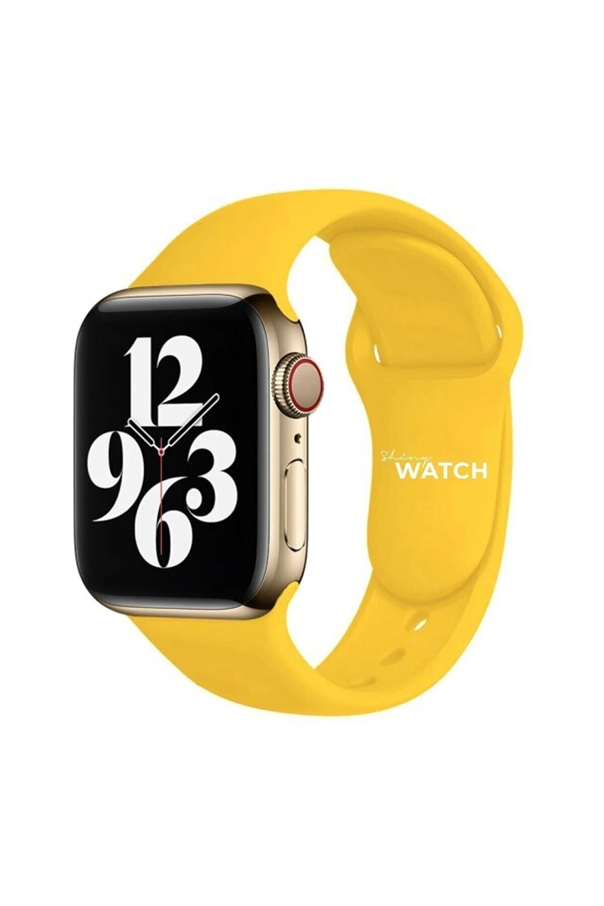 Apple Watch Uyumluspor Silikon Kordon 42/44mm Sarı - pazariz Görsel 2