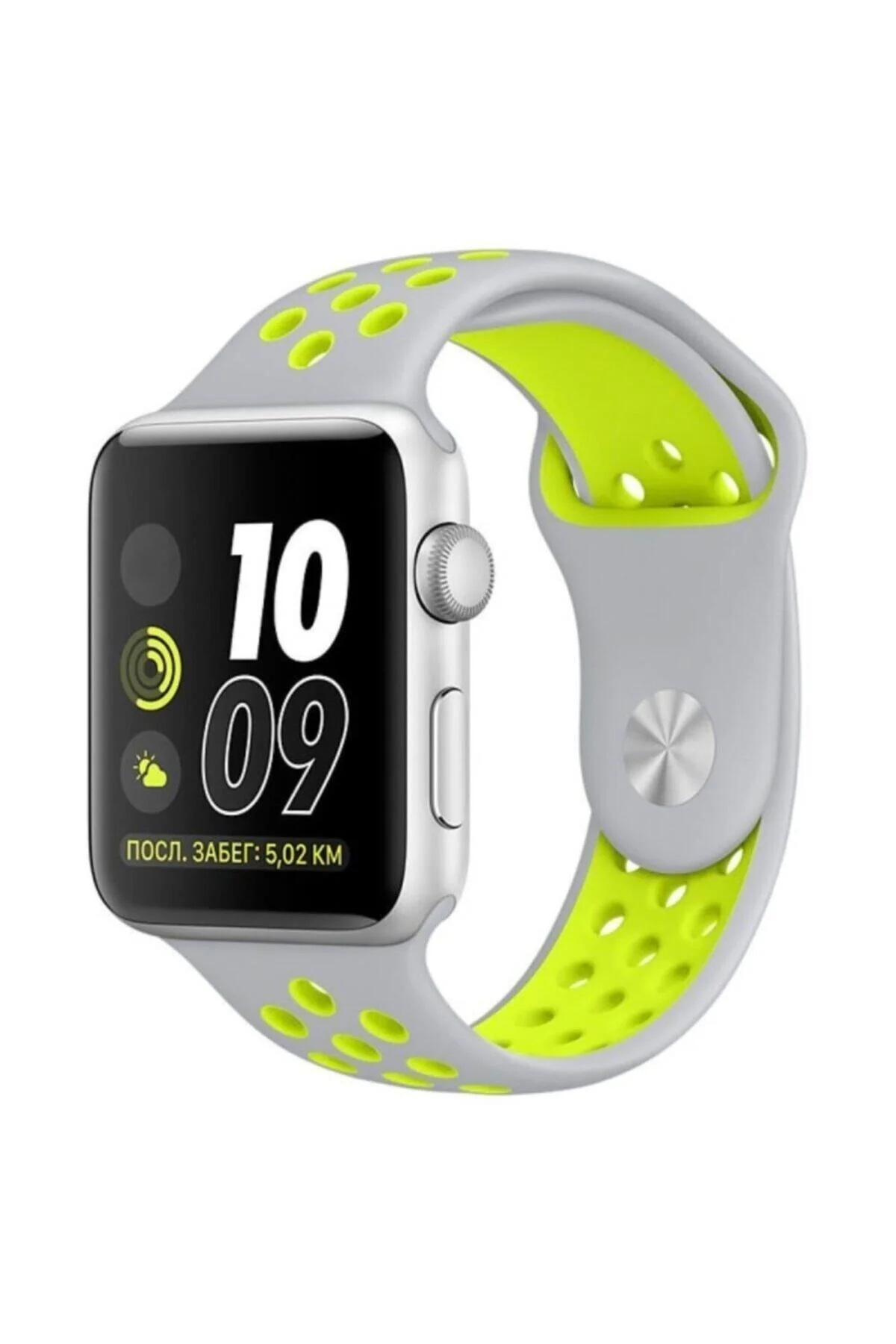Apple Watch Uyumlu8 7 6 5 4 3 Se Serisi 42mm-44mm-45mm Delikli Silikon Spor Kordon