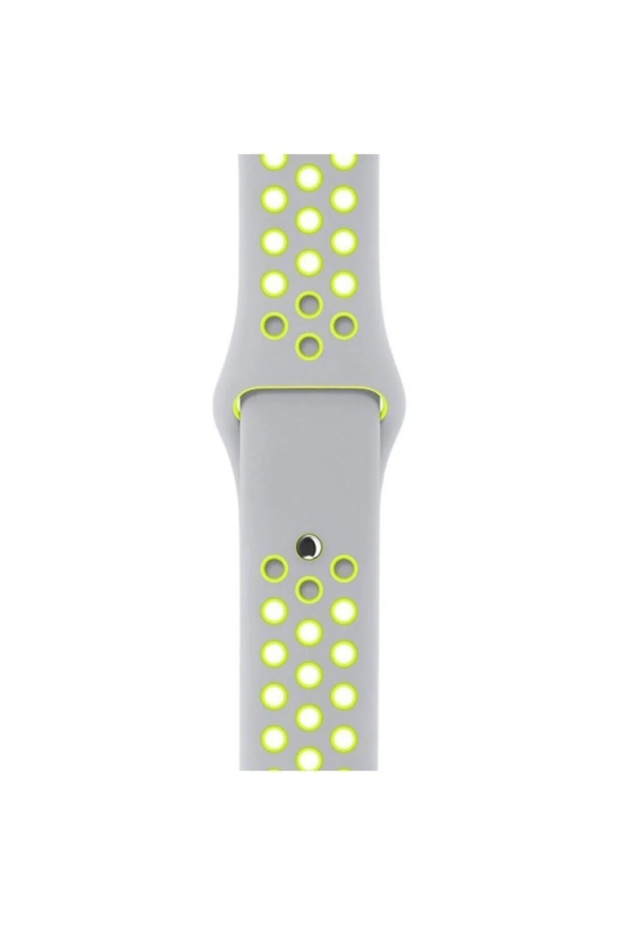 Apple Watch Uyumlu8 7 6 5 4 3 Se Serisi 42mm-44mm-45mm Delikli Silikon Spor Kordon - pazariz Görsel 3