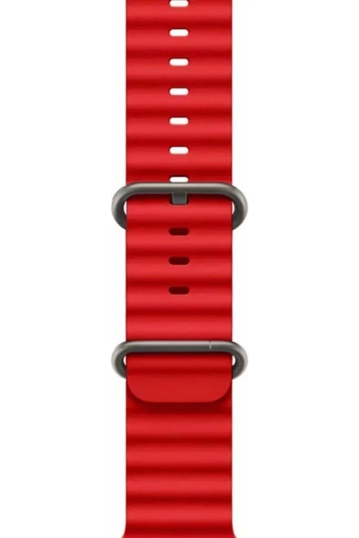 Apple Watch Uyumlu8 7 6 5 4 3 2 Se 42mm / 44mm / 45mm Spor Silikon Kordon Kayış - pazariz Görsel 2