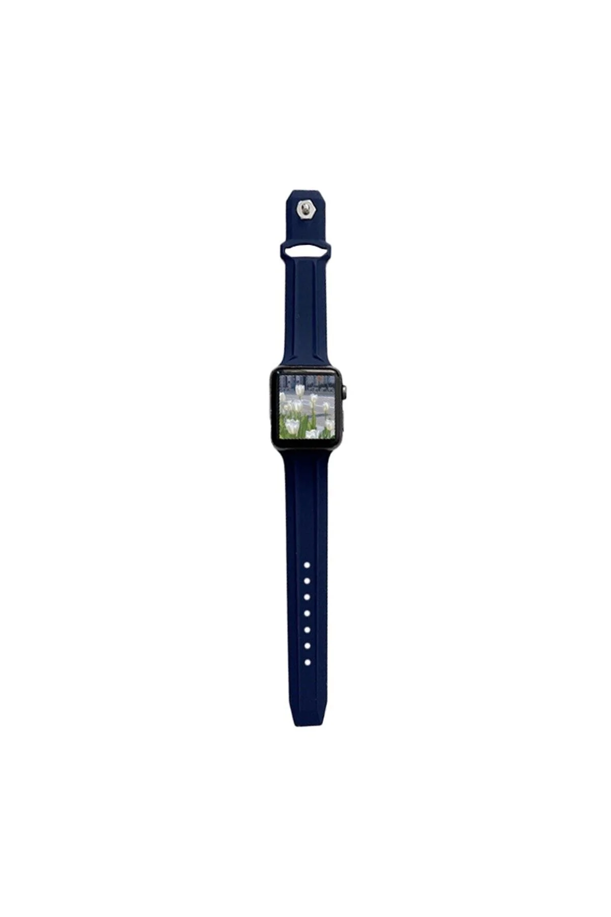 Apple Watch Uyumlu3 4 5 6 7 8 38mm 40mm 41mm Silikon Kordon